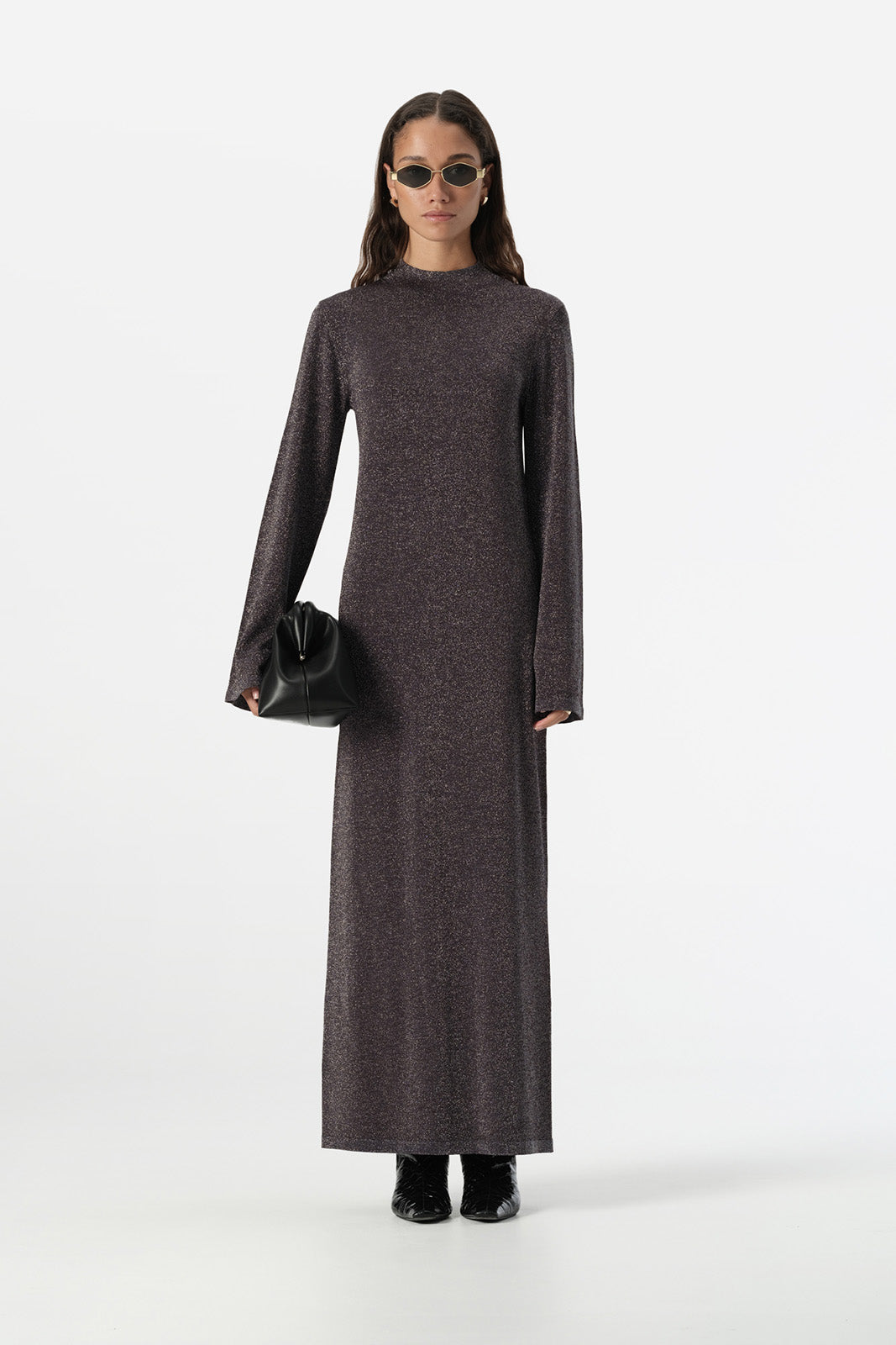 Thelma Grey Knit Maxi Dress Elka Collective - Main Image