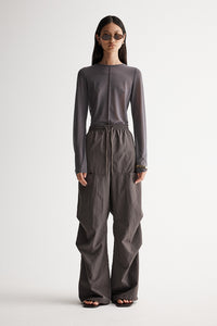 Haze Mesh Top Dark Granite