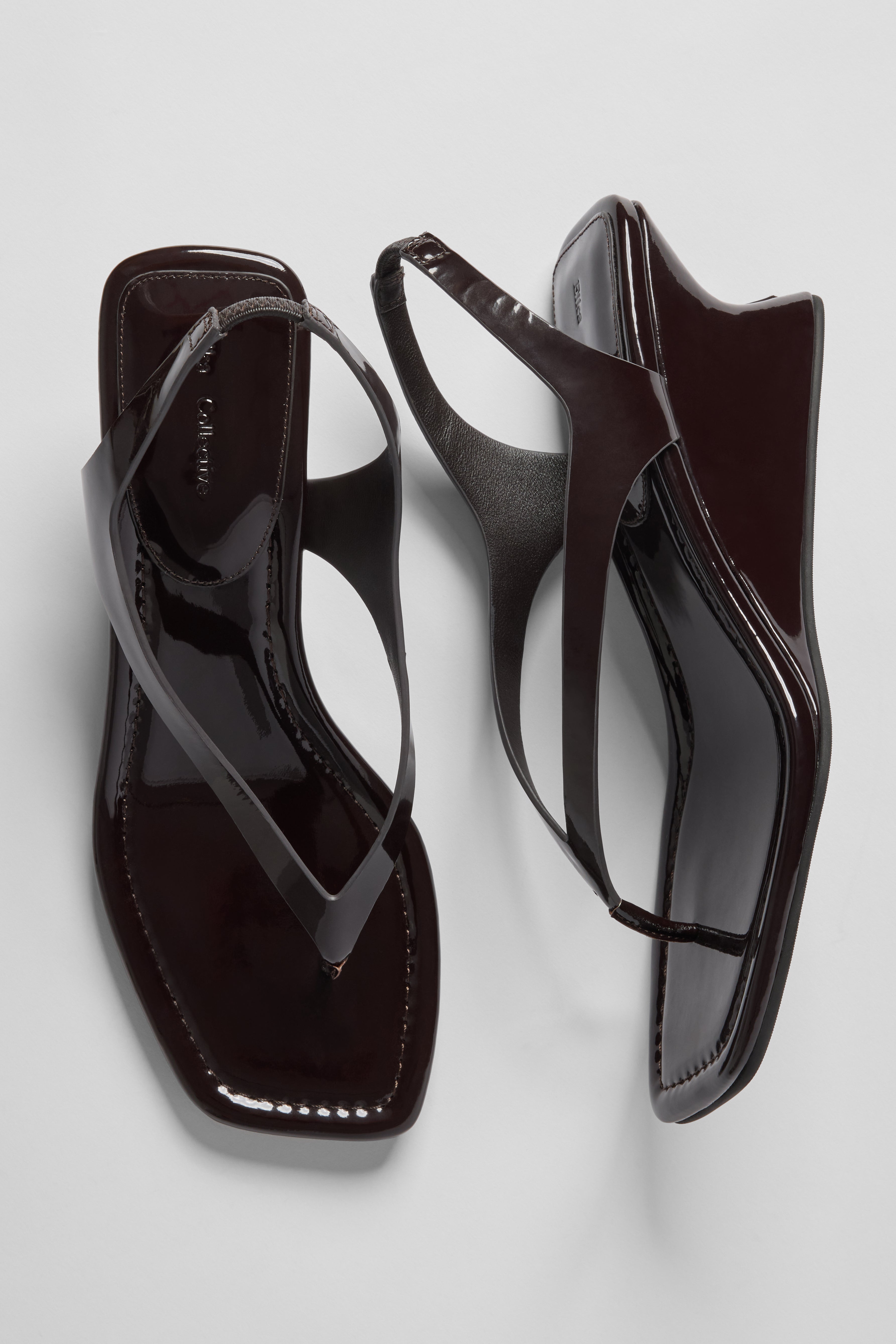 Vela Heel Patent Espresso