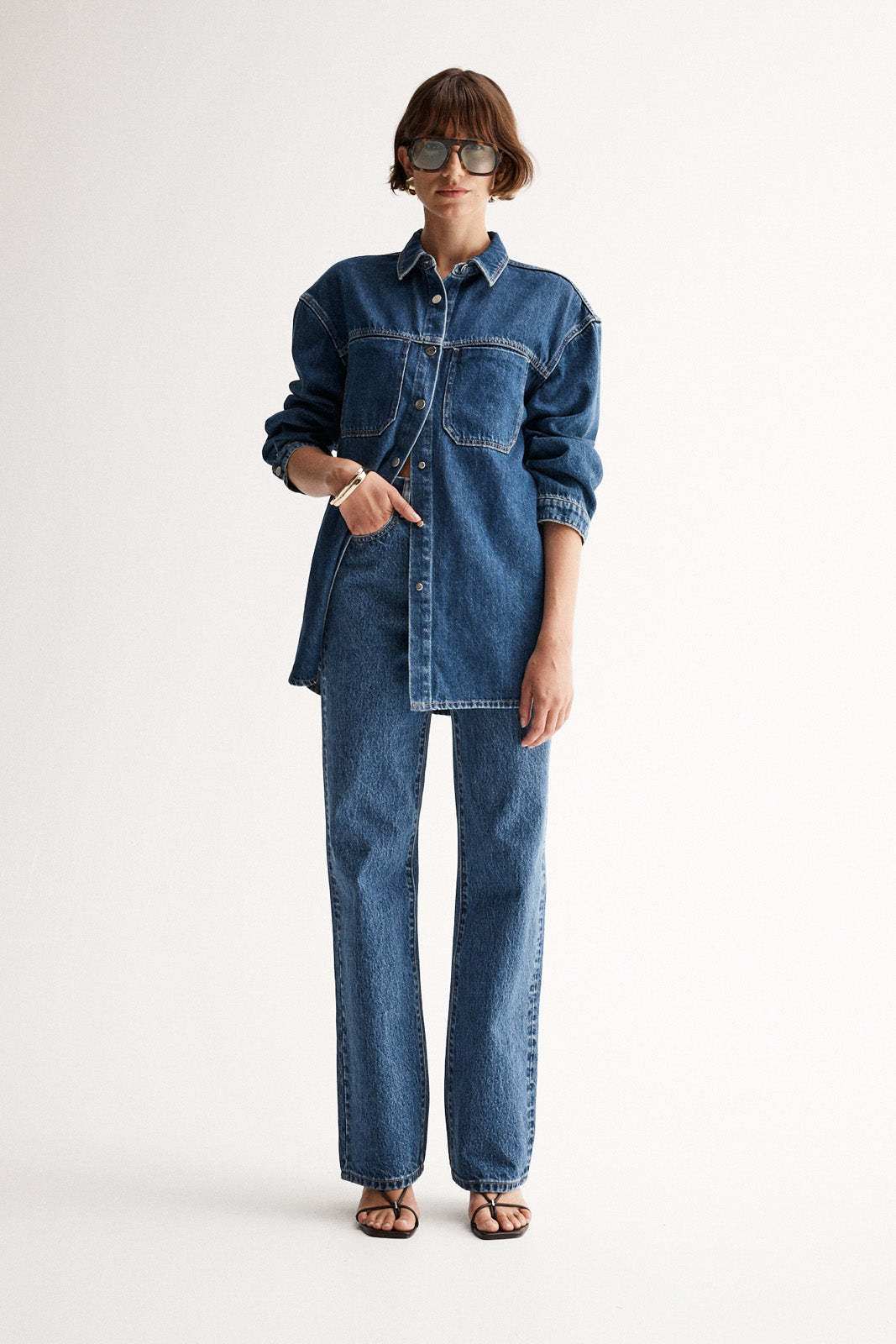 Odin Denim Shirt Dark Indigo