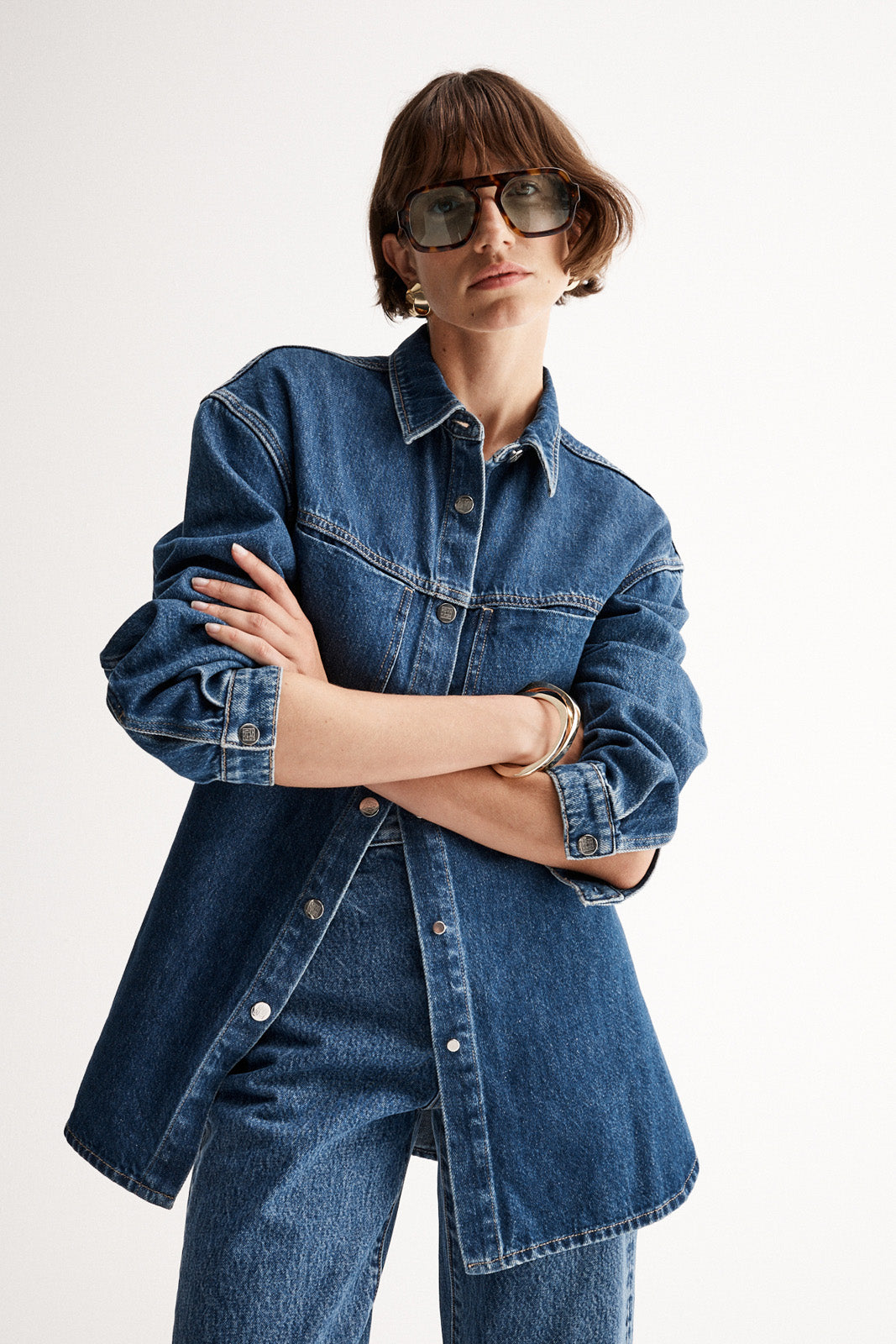 Odin Denim Shirt Dark Indigo