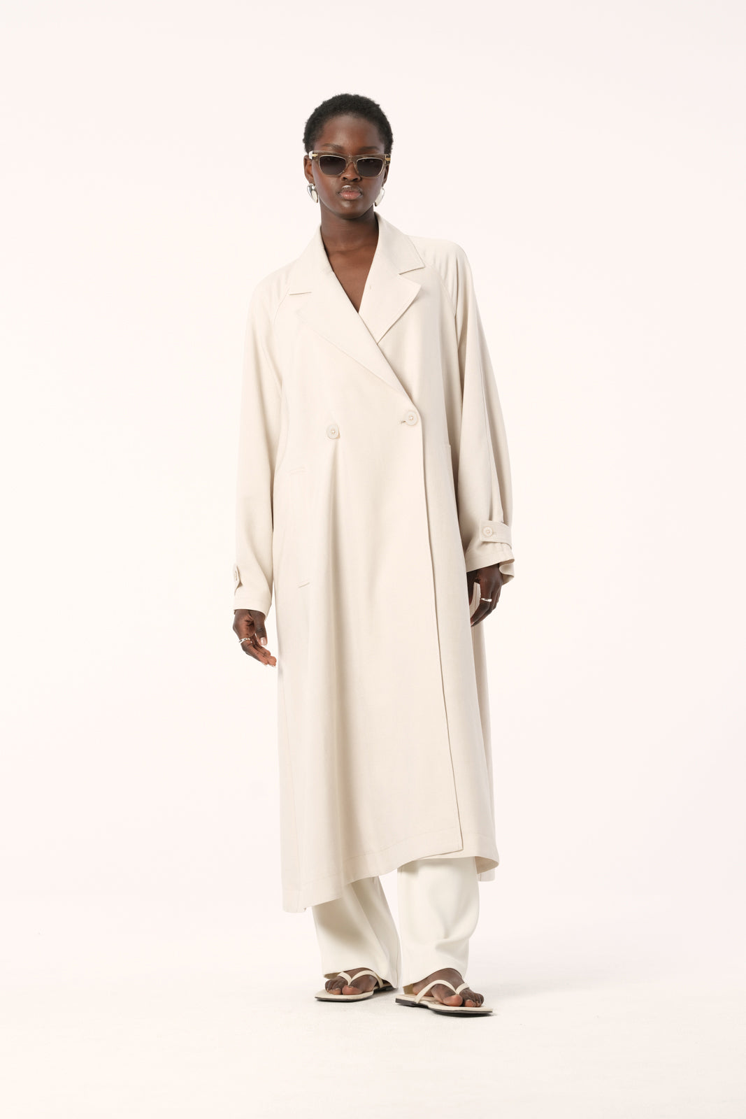 Acne studios oversized trench coat sale