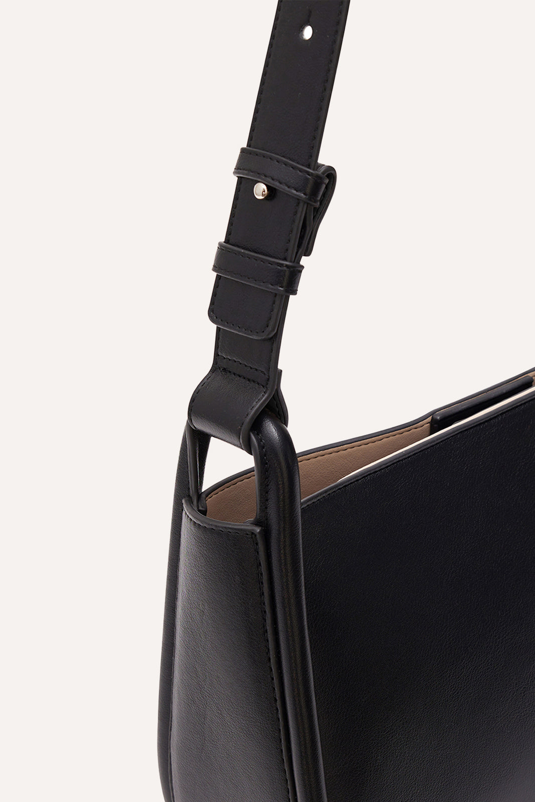 ★ MISEKI SEOUL★ Belted flat shoulder bag BLACK MSK251BG01 8477-c__07720.1707750162.386.