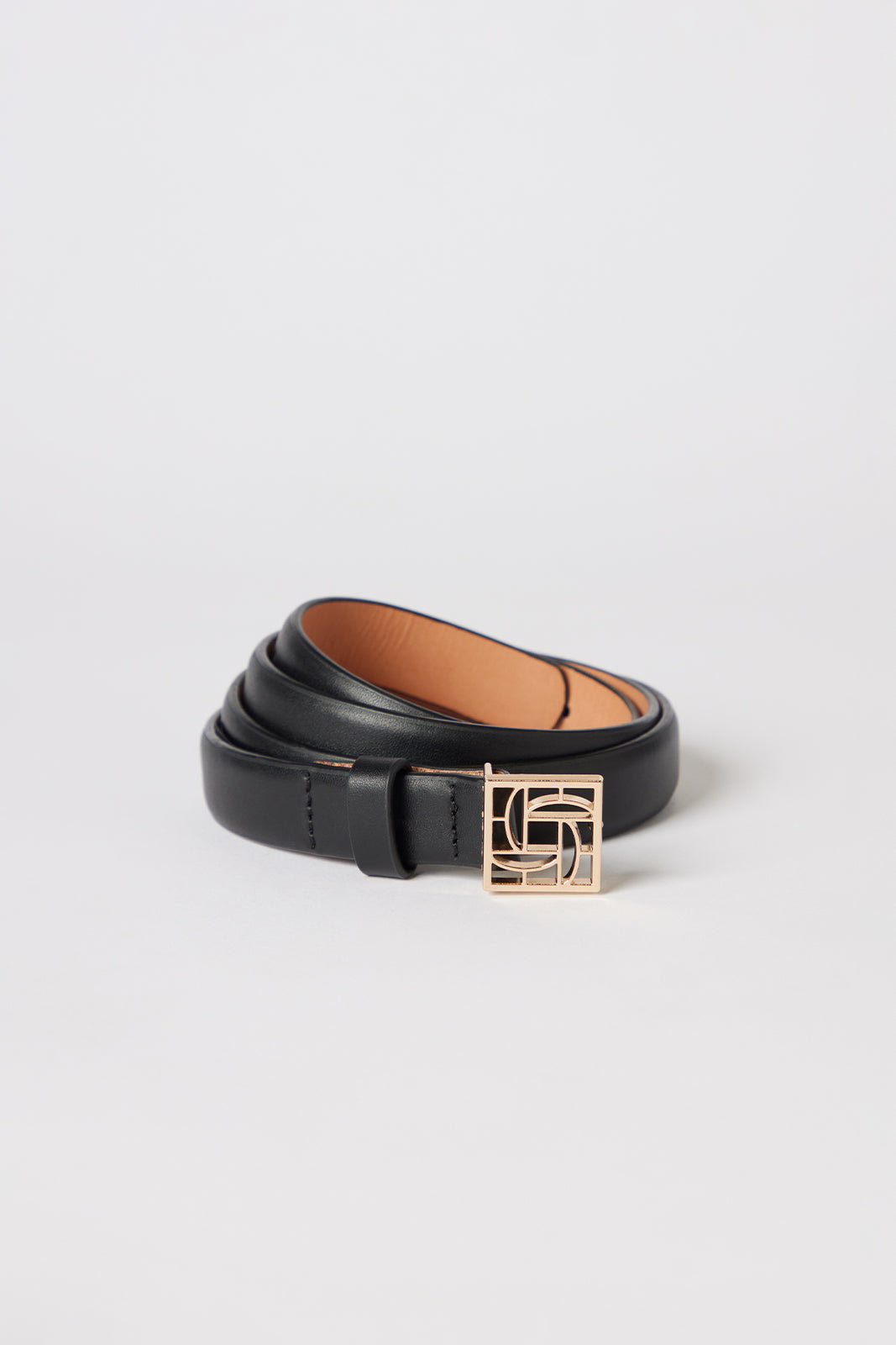 Monogram Belt Black
