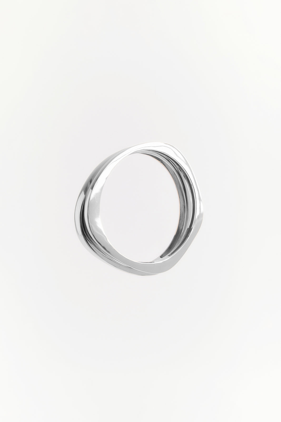Chroma Bangle Stack Silver
