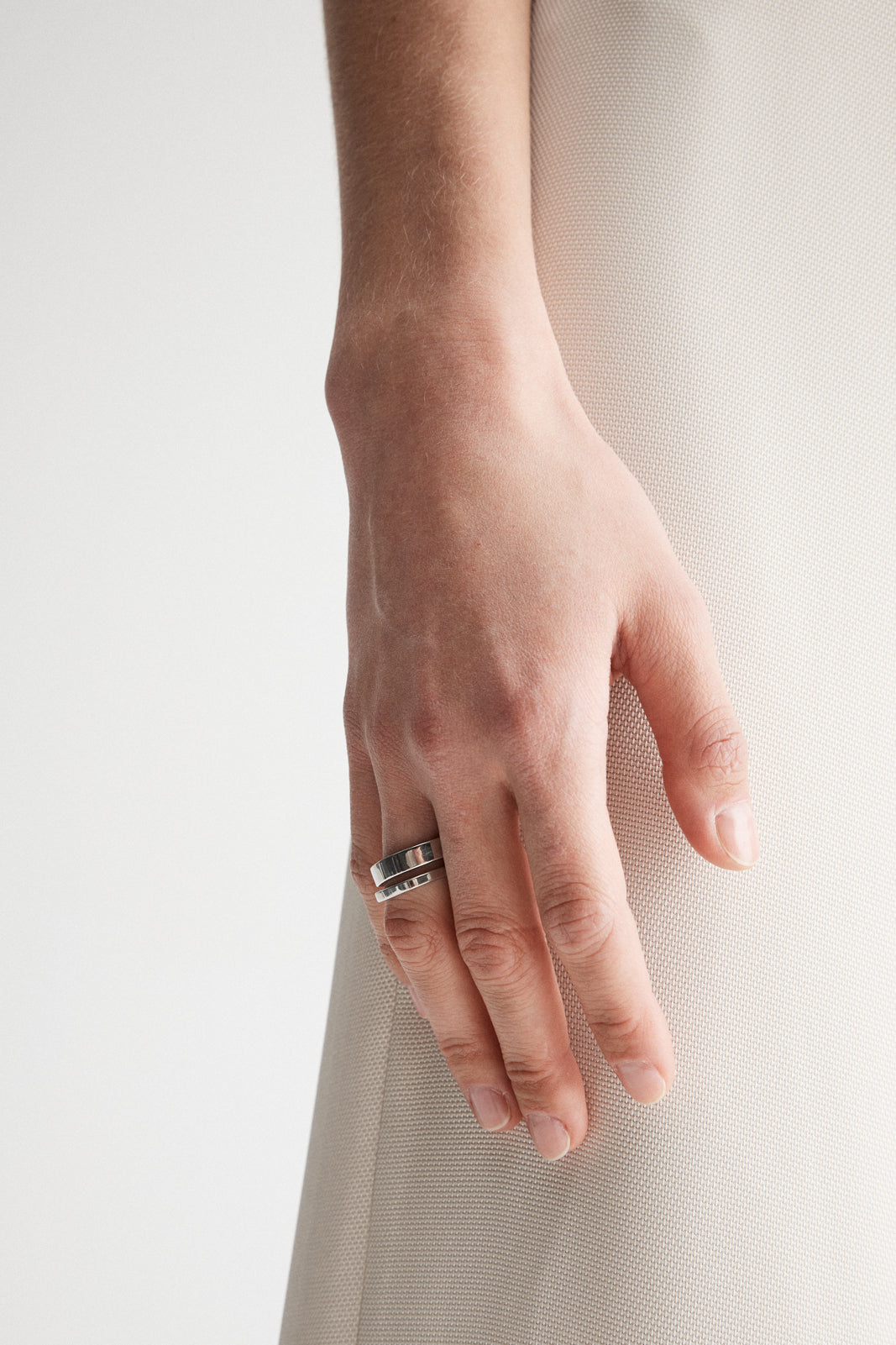 Chroma Ring Stack Silver