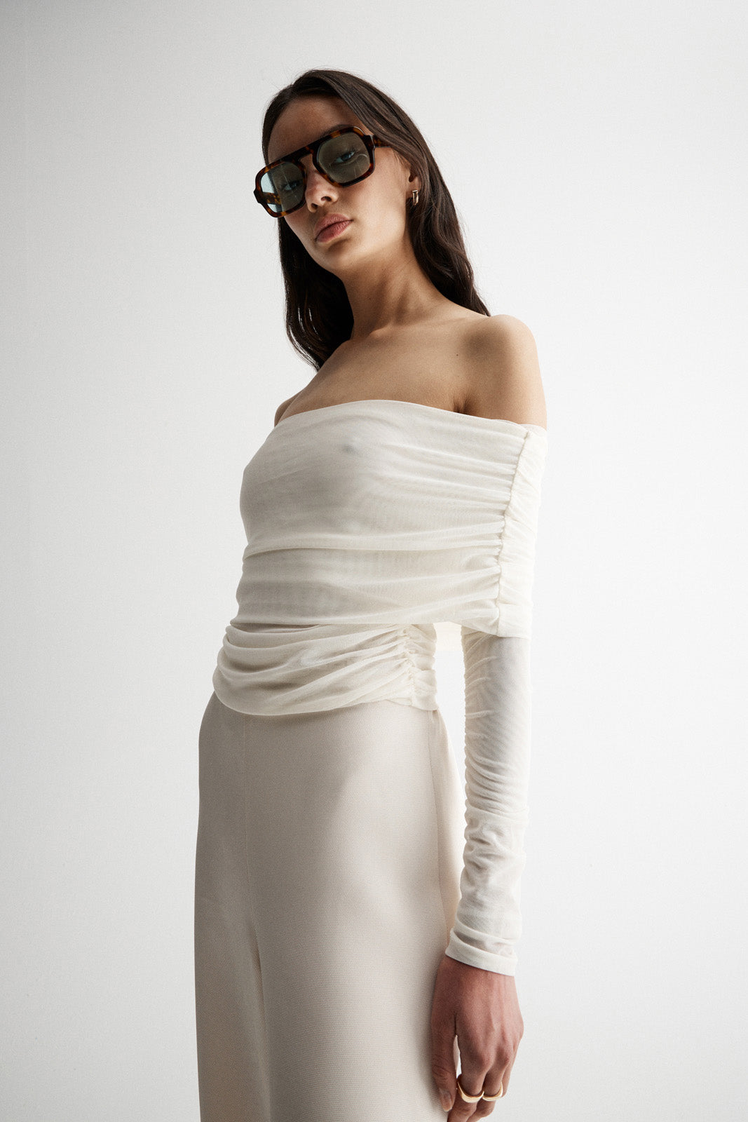 Hazel Top Ivory – Elka Collective