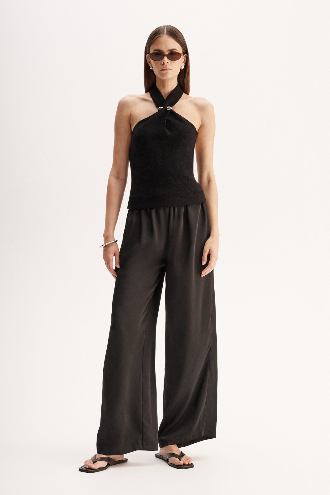 Zinnia Knit Top Black