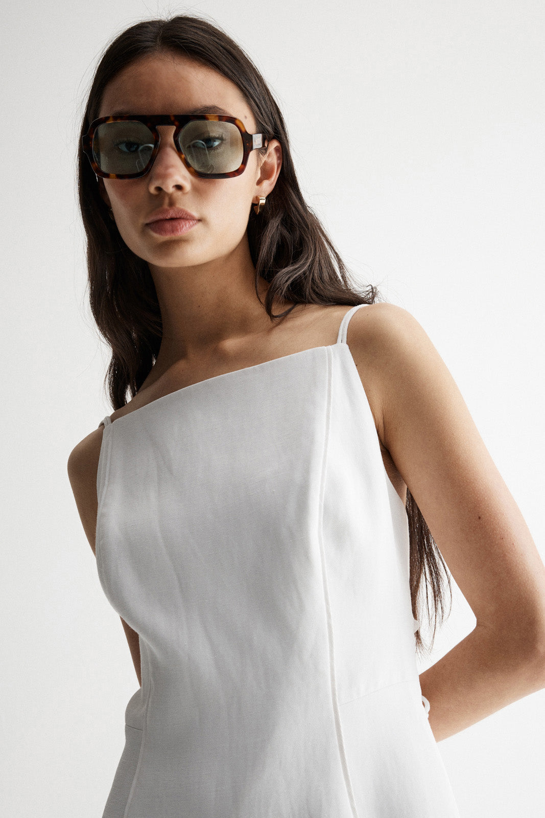 Mahina Dress White