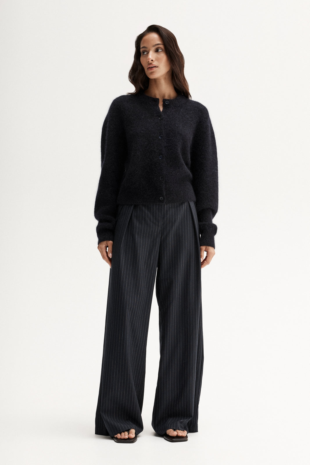 Abigail Knit Cardigan Midnight Navy