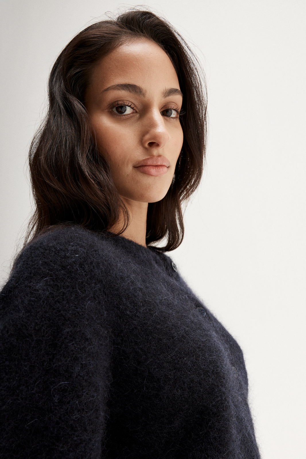 Abigail Knit Cardigan Midnight Navy