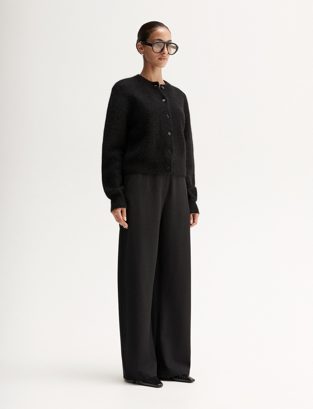 Abigail Knit Cardigan Black
