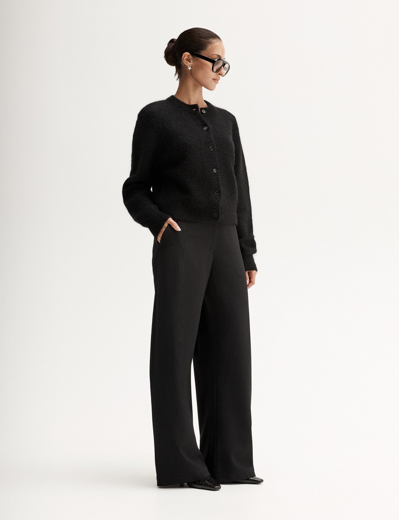 Abigail Knit Cardigan Black