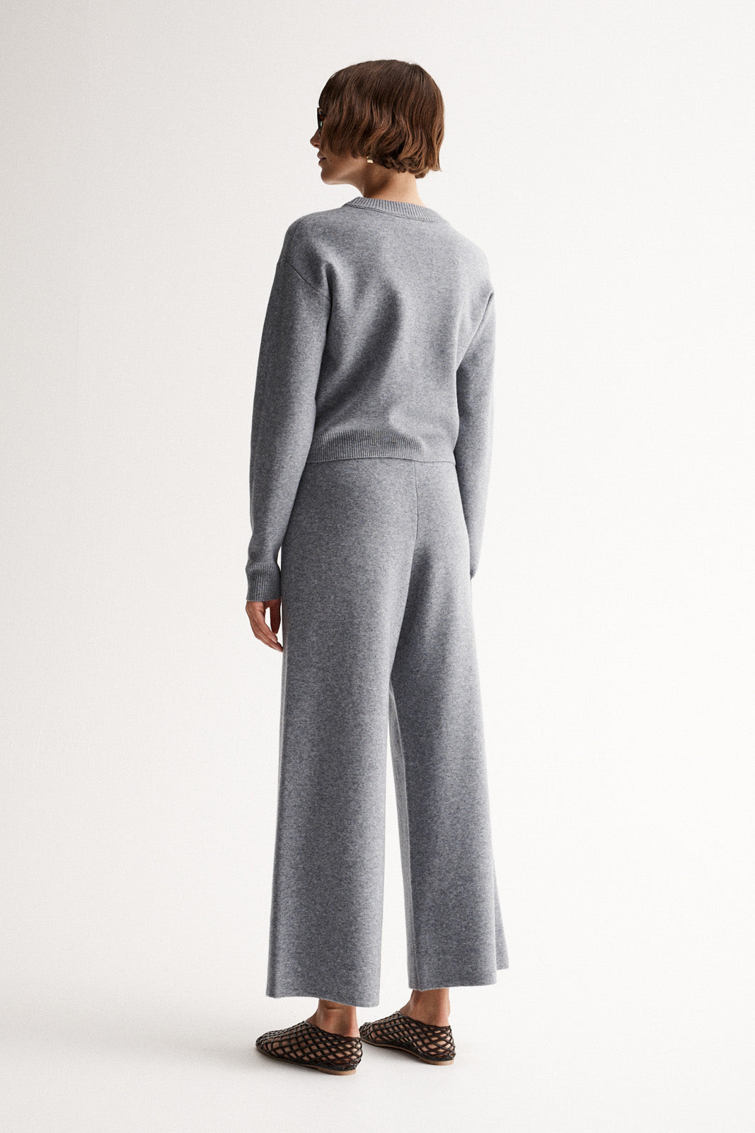 Rhyder Knit Pant Charcoal Marle