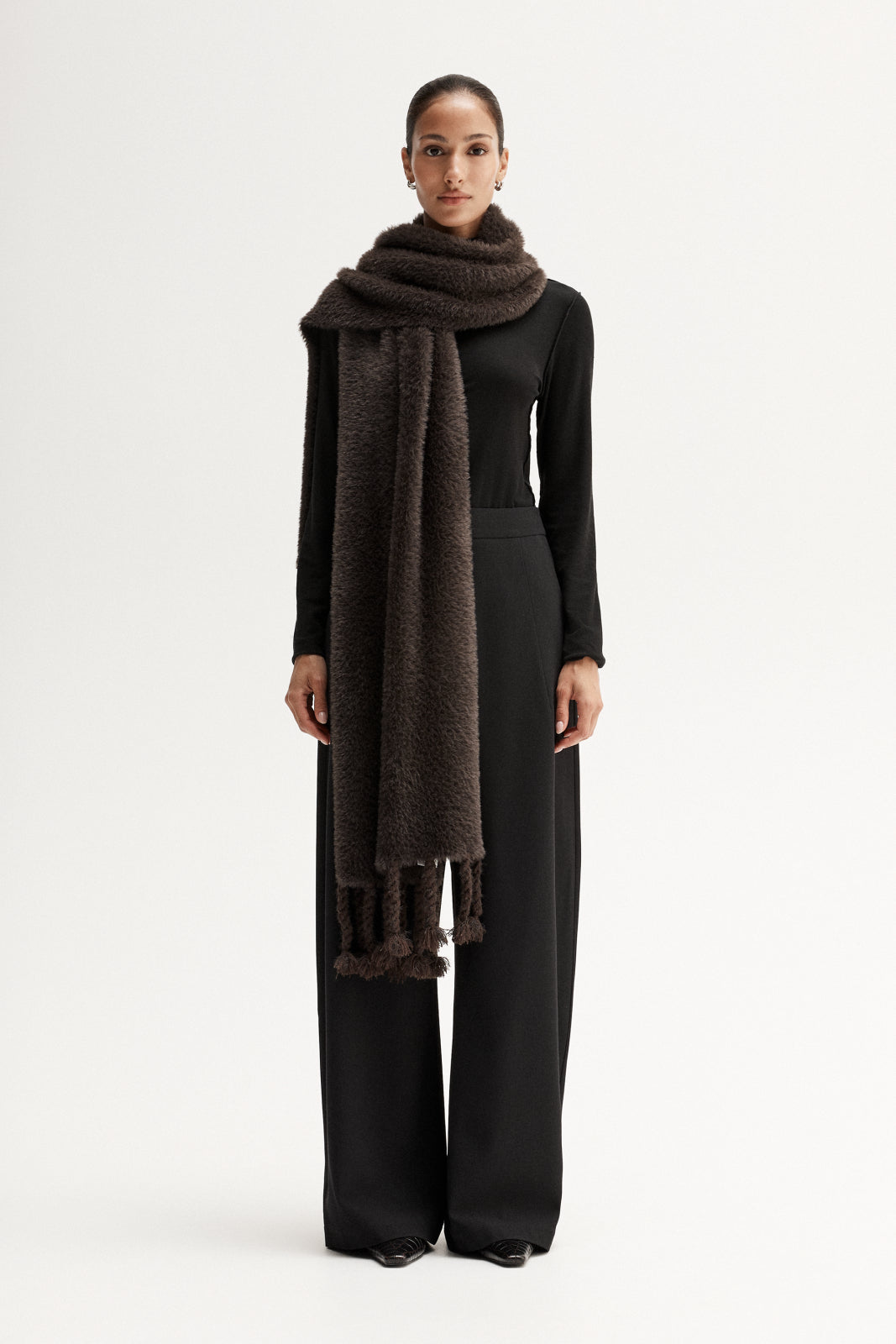 Lottie Scarf Chocolate