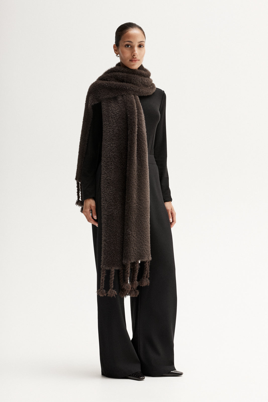 Lottie Scarf Chocolate