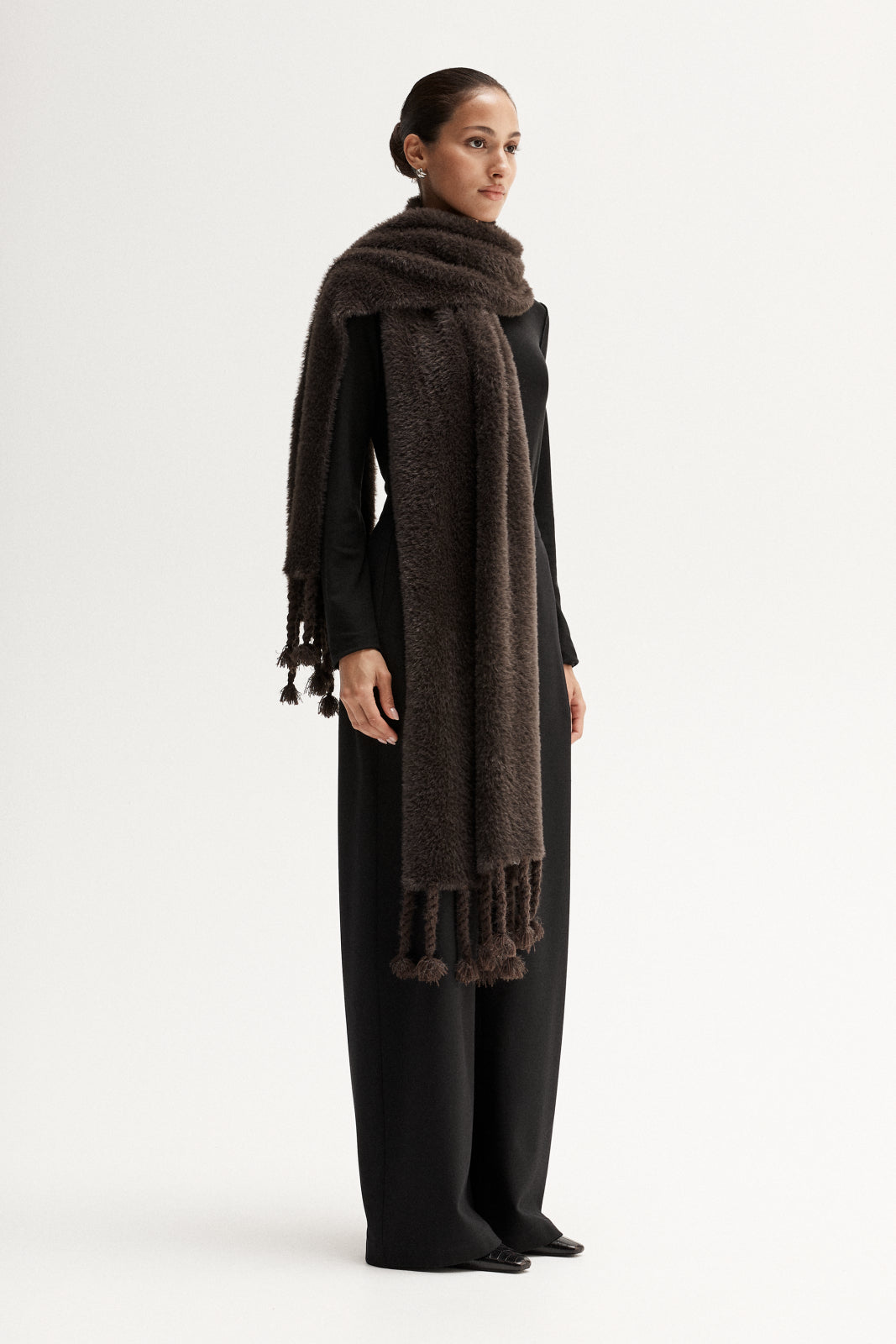 Lottie Scarf Chocolate
