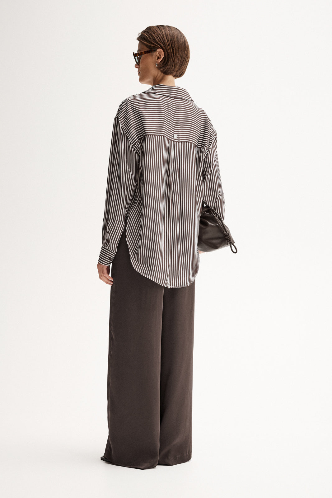 Jamie Stripe Shirt Brown Stripe