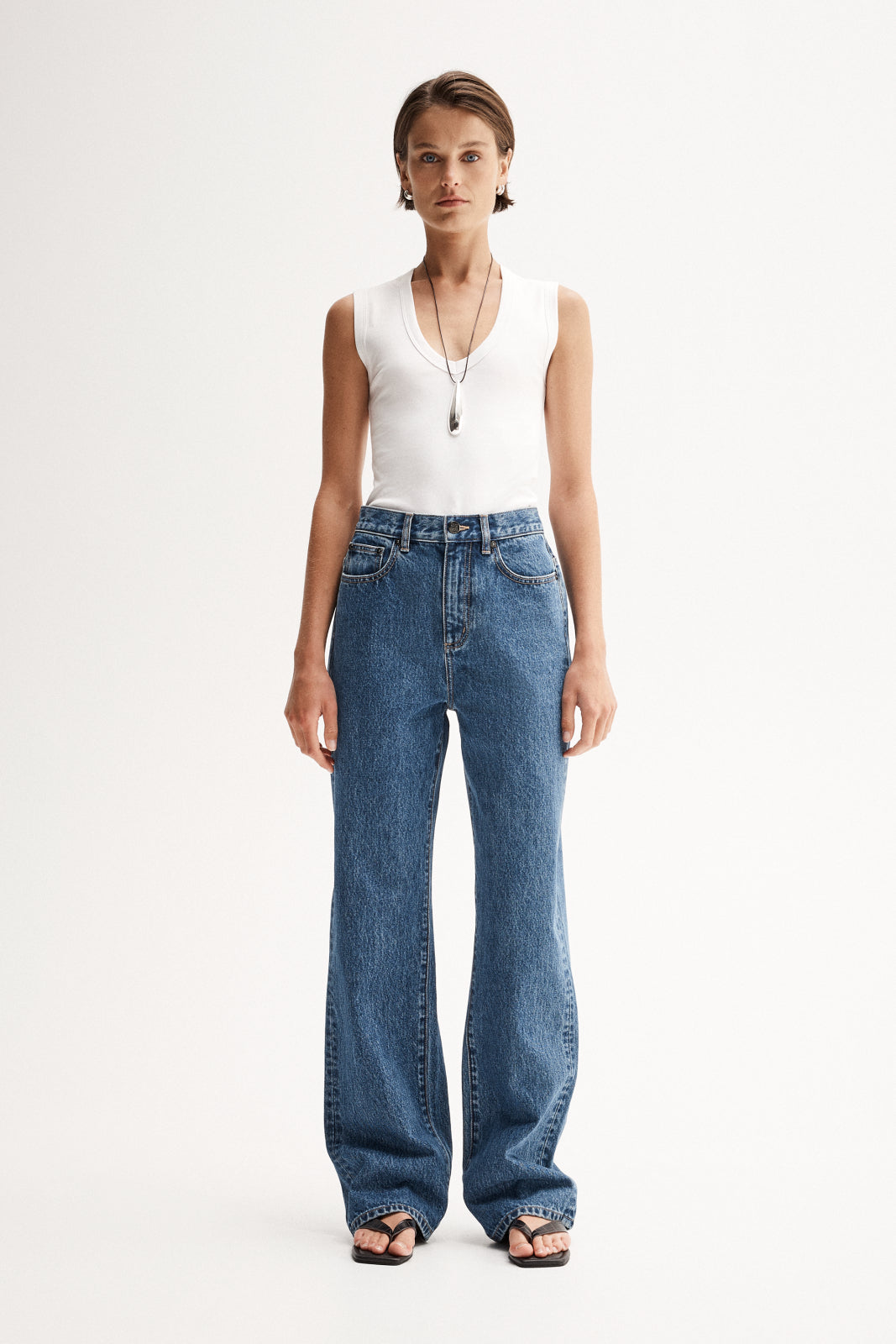 Riley Tank Top White