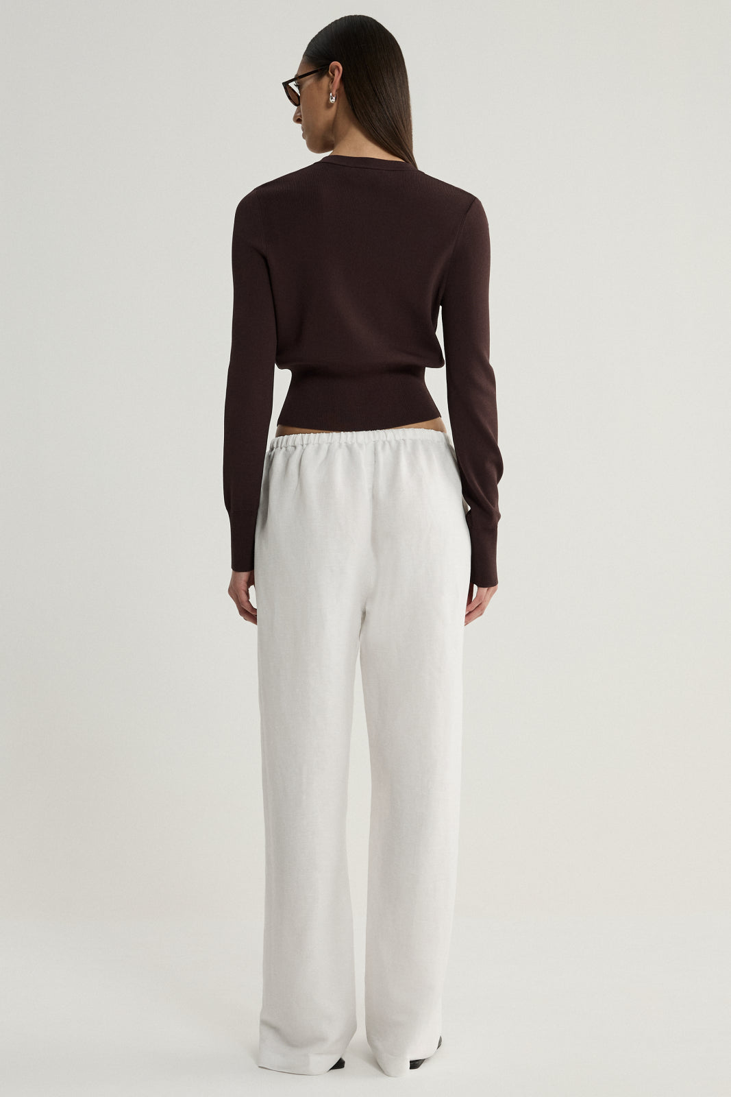 Penny Knit Cardigan Chocolate