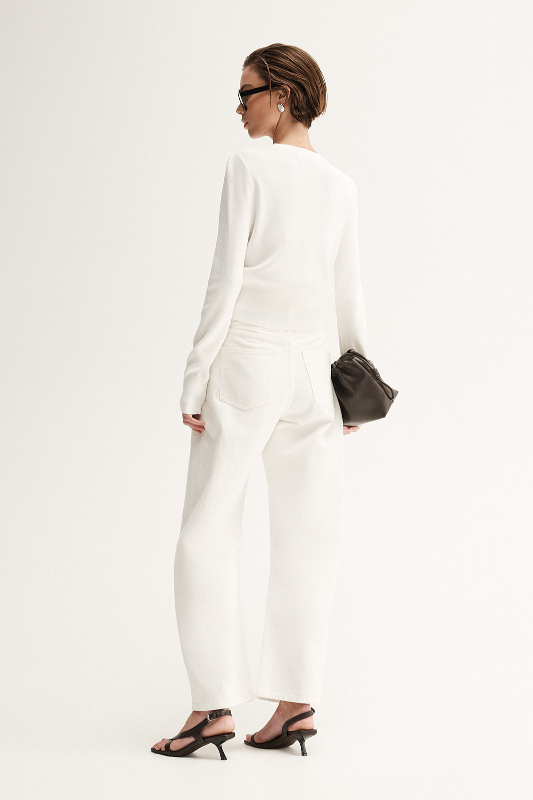 Victoria Knit Cardigan White