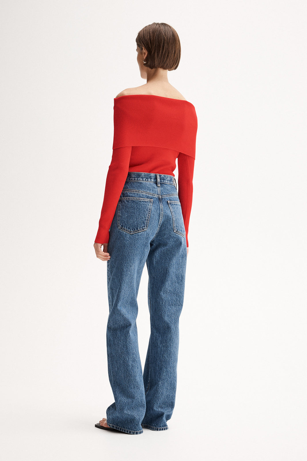 Cobalt Knit Top Red