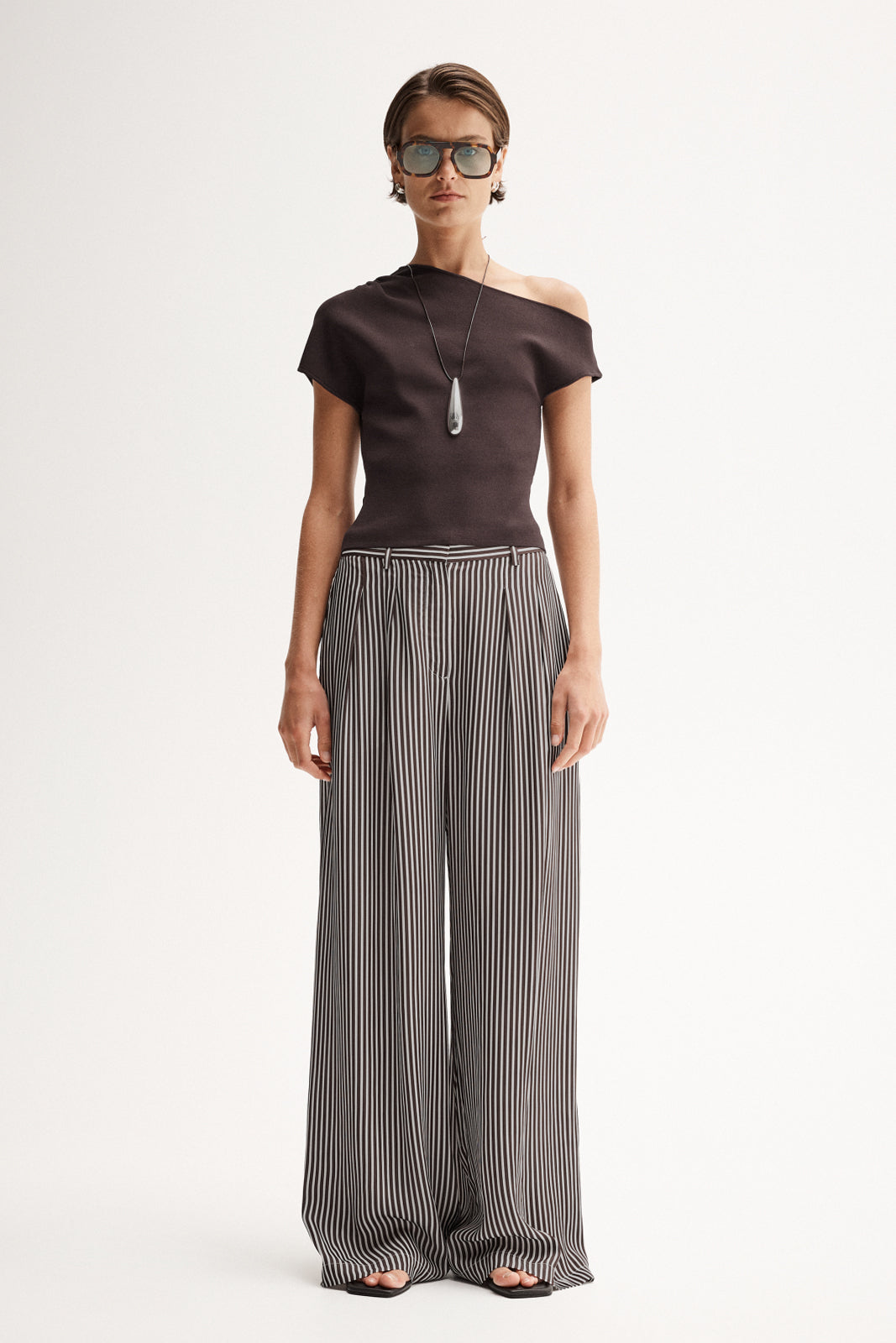 Serena Knit Top Chocolate