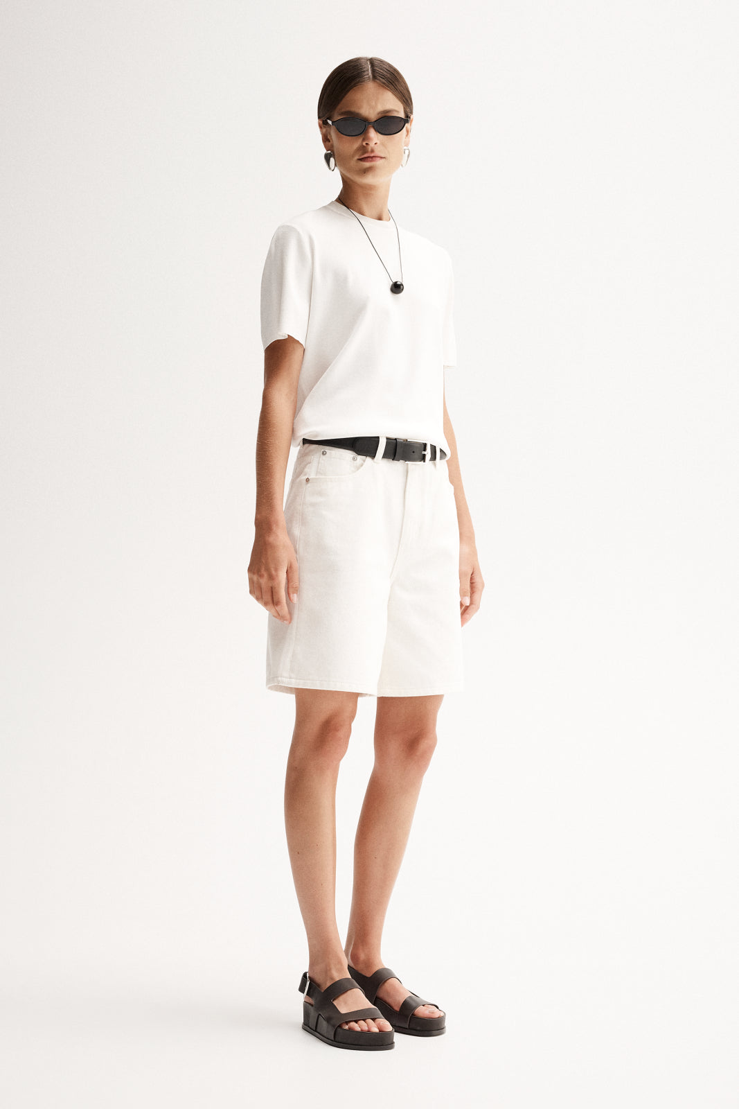 Wilbour Knit Tee White