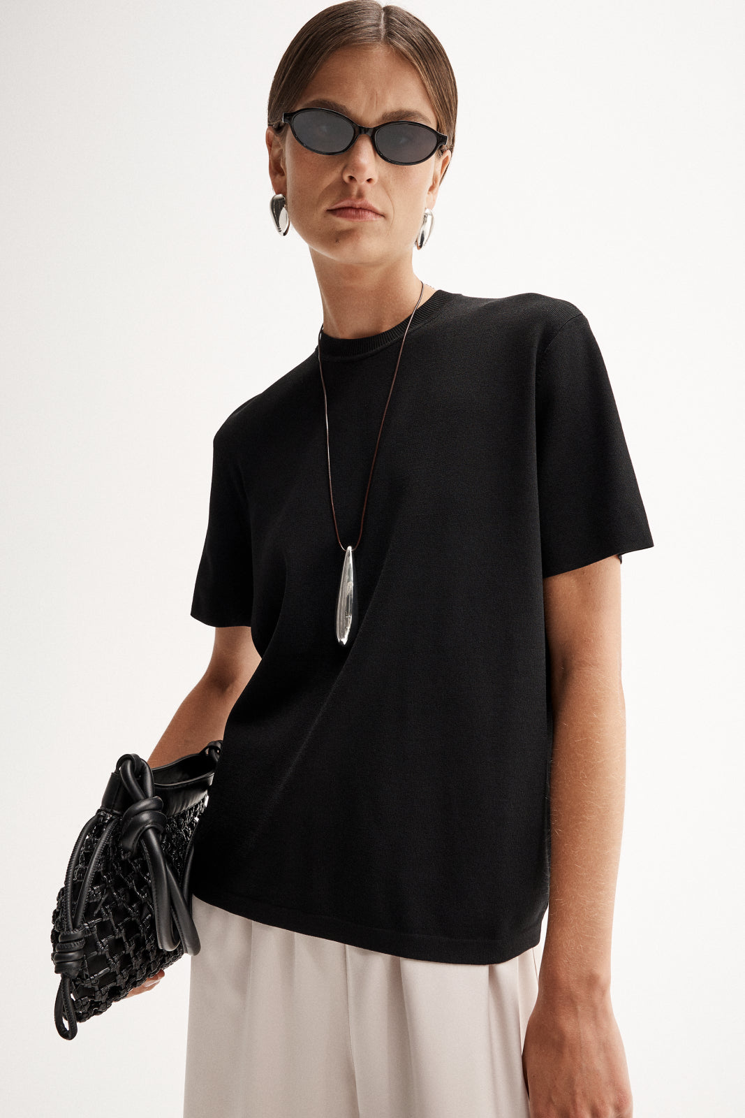Wilbour Knit Tee Black
