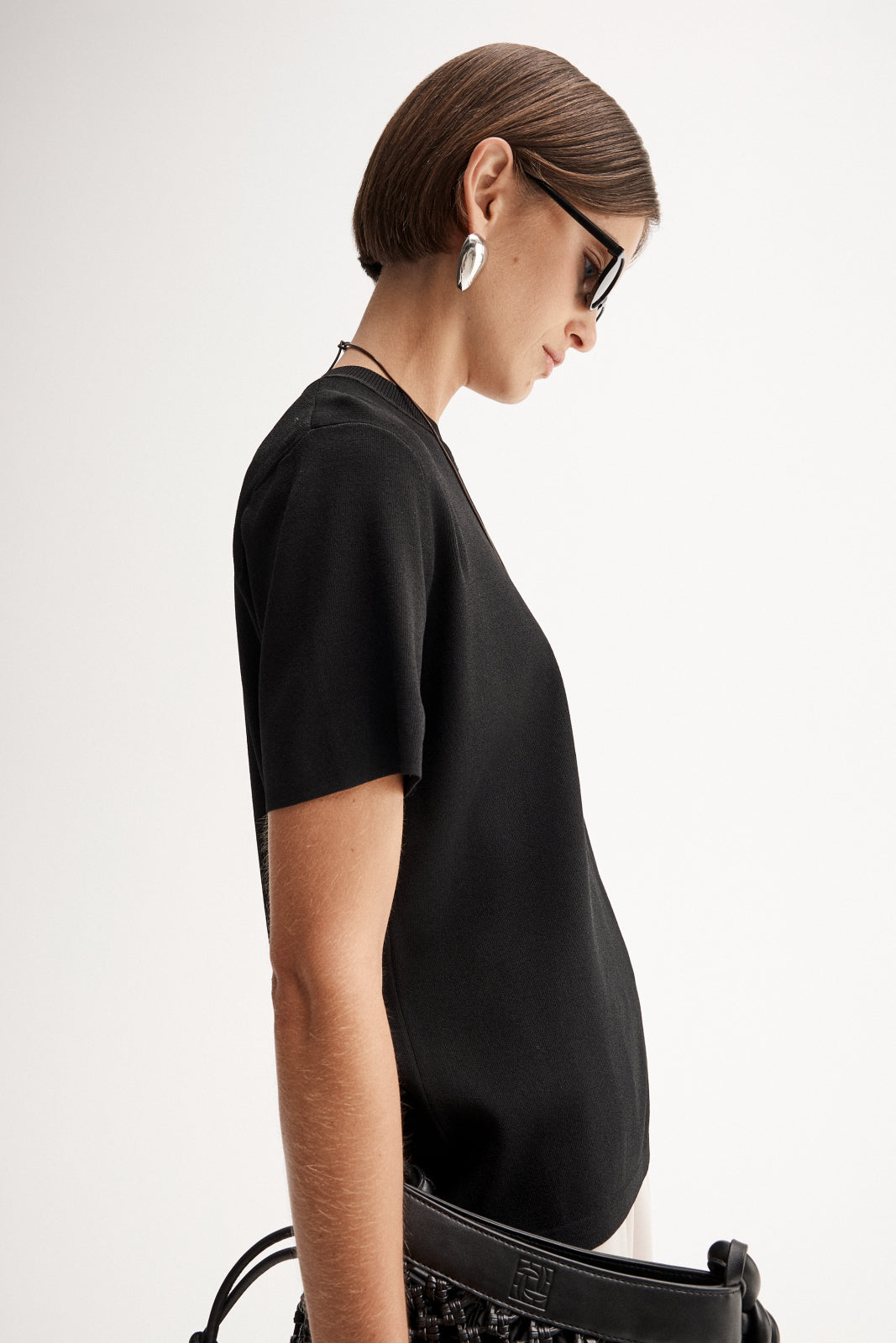 Wilbour Knit Tee Black