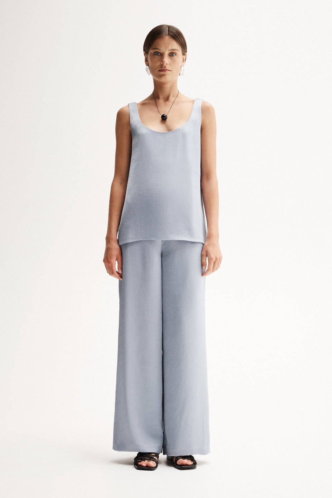 Eleanor Pant Dusty Blue