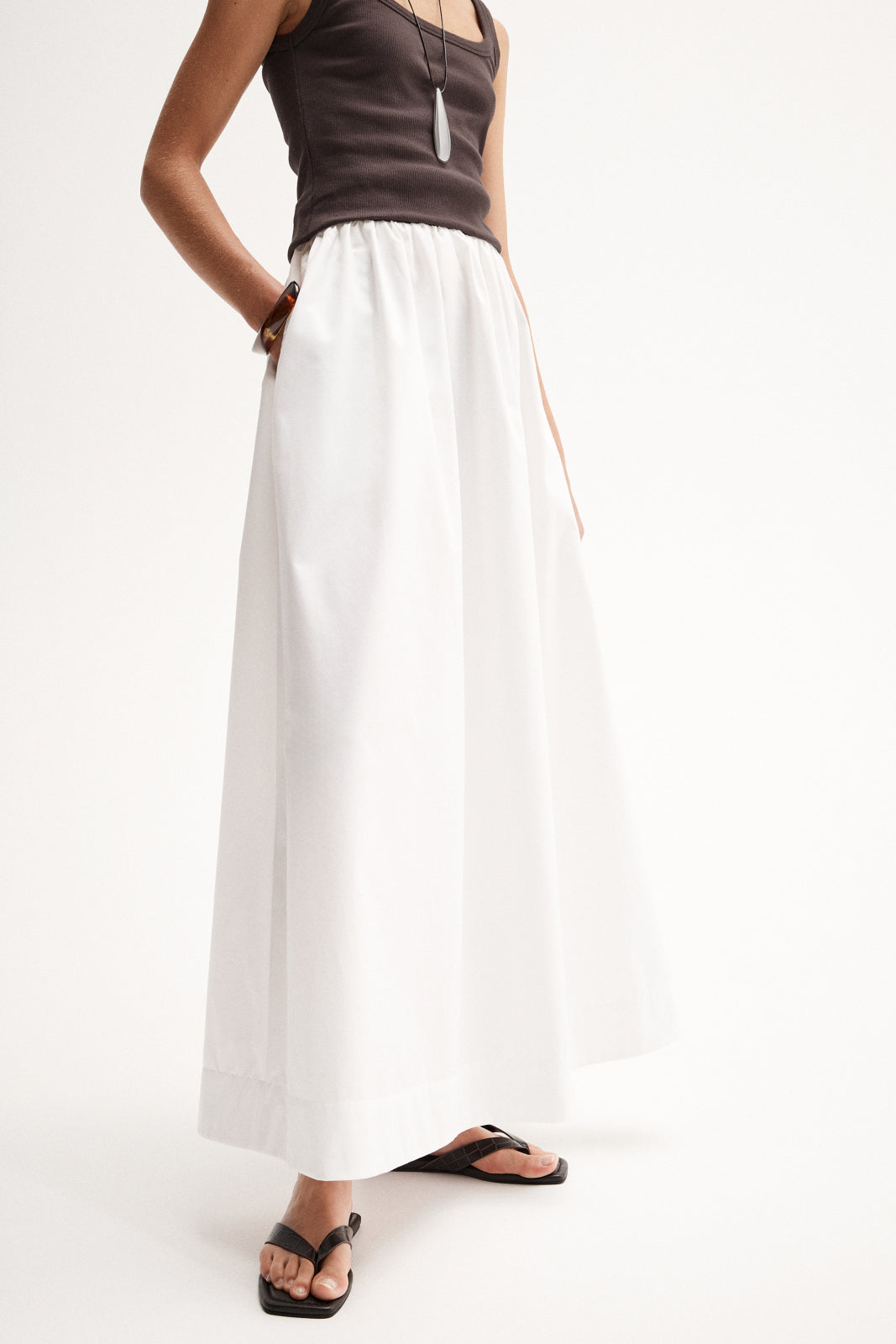 Sonia Maxi Skirt White