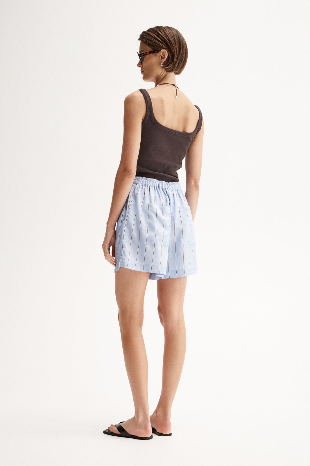 Henry Stripe Short Blue Stripe