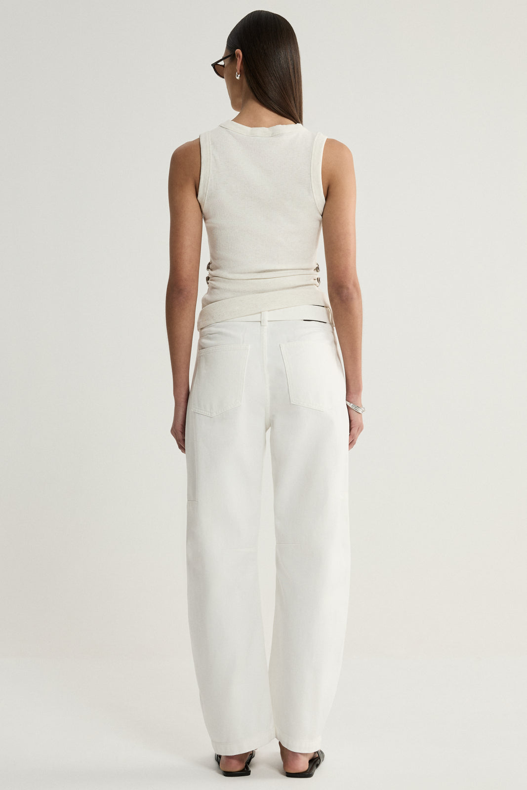 Charlie Top White Marle