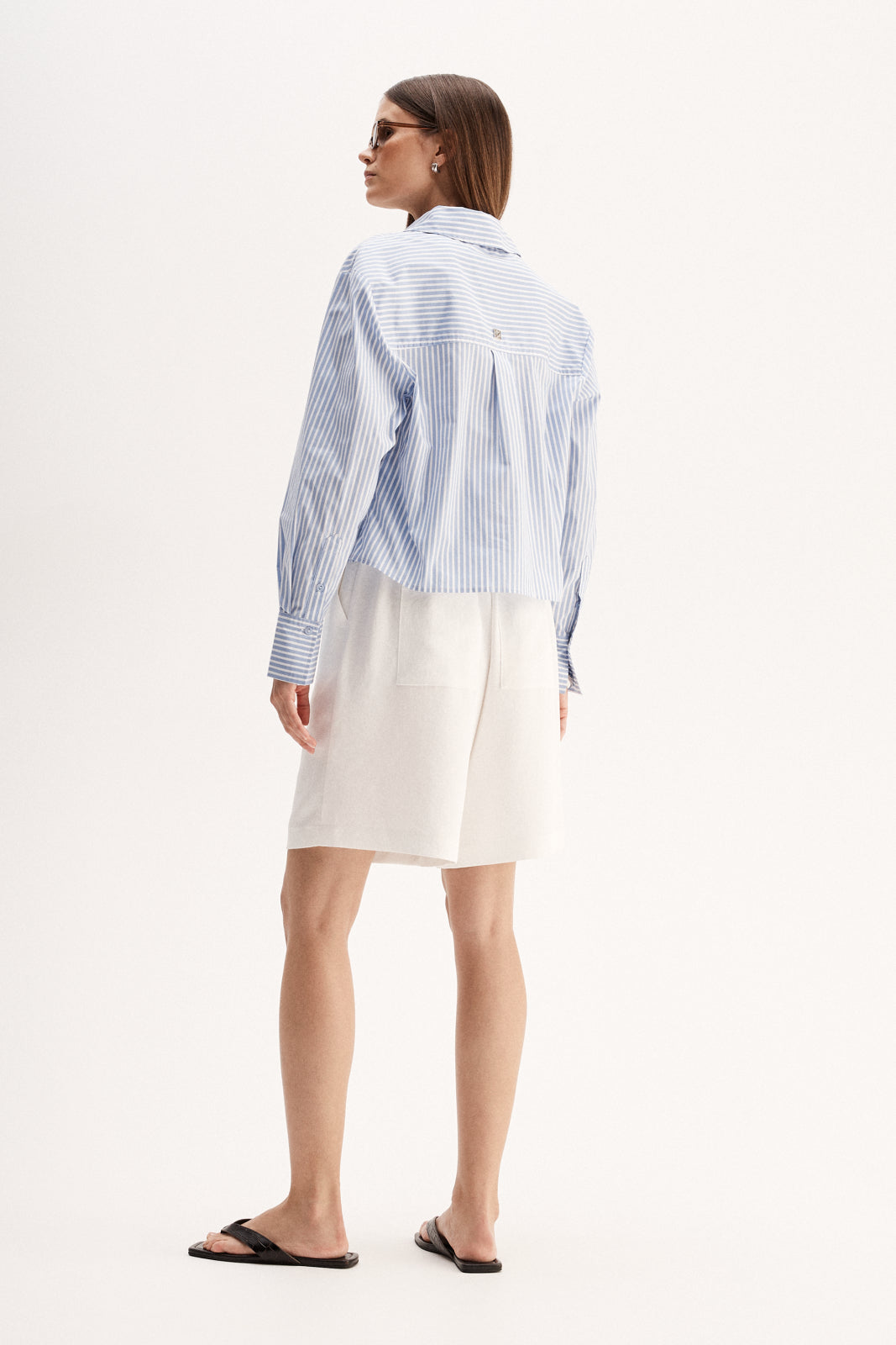 Dash Stripe Shirt Blue Stripe