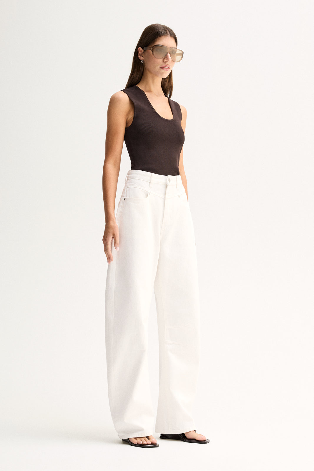 Hayes Knit Top Chocolate