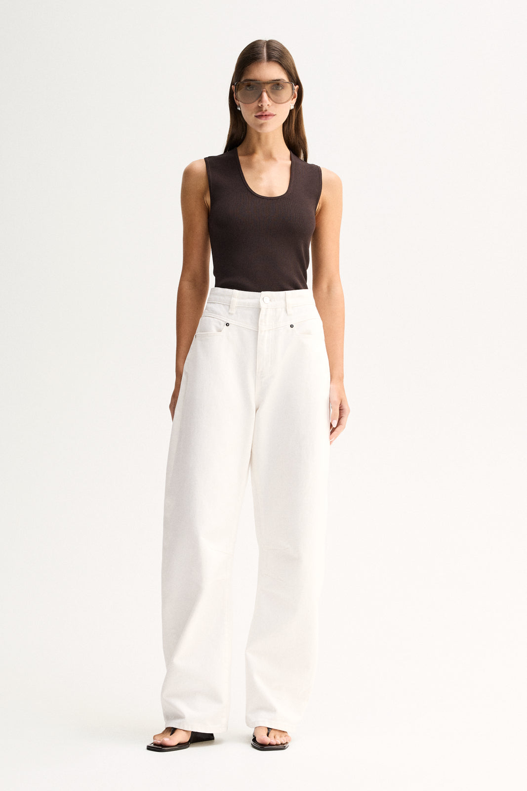 Hayes Knit Top Chocolate