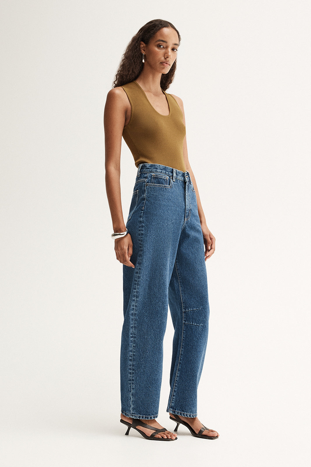 Hayes Knit Top Moss