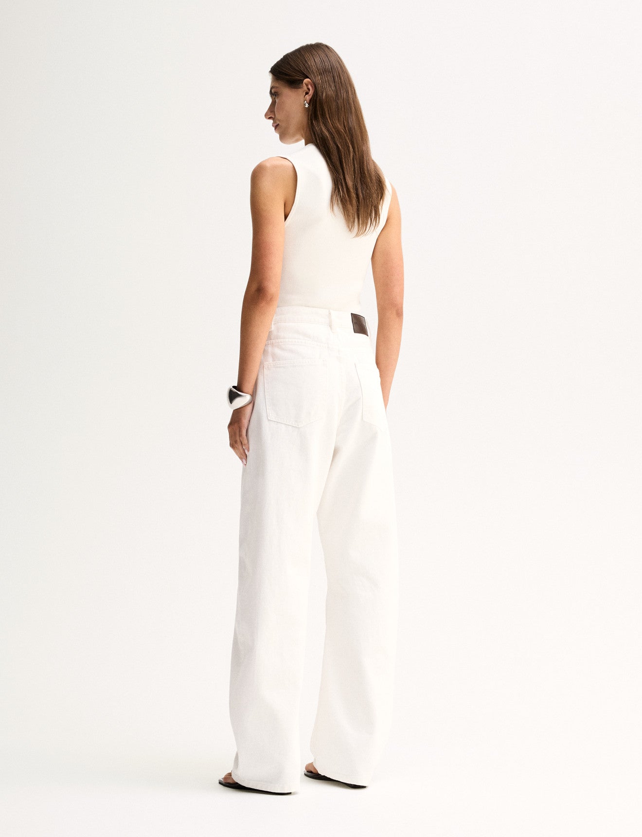 Hayes Knit Top White