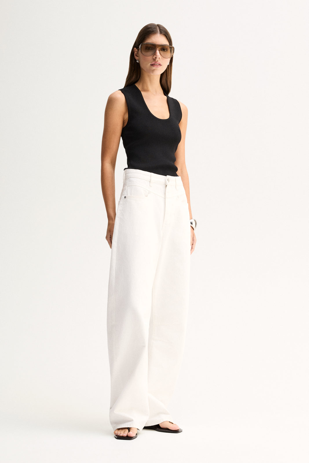 Hayes Knit Top Black