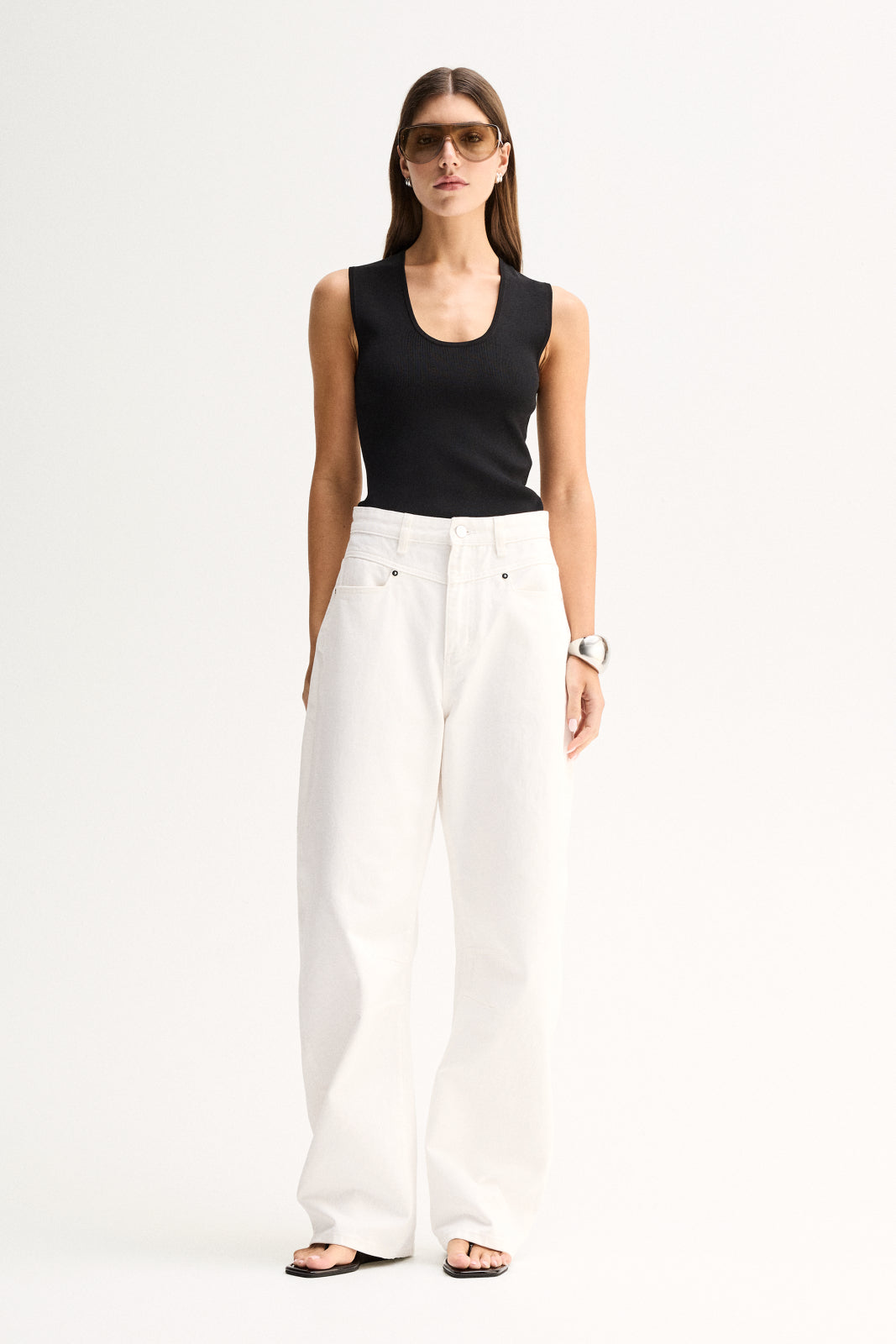 Hayes Knit Top Black