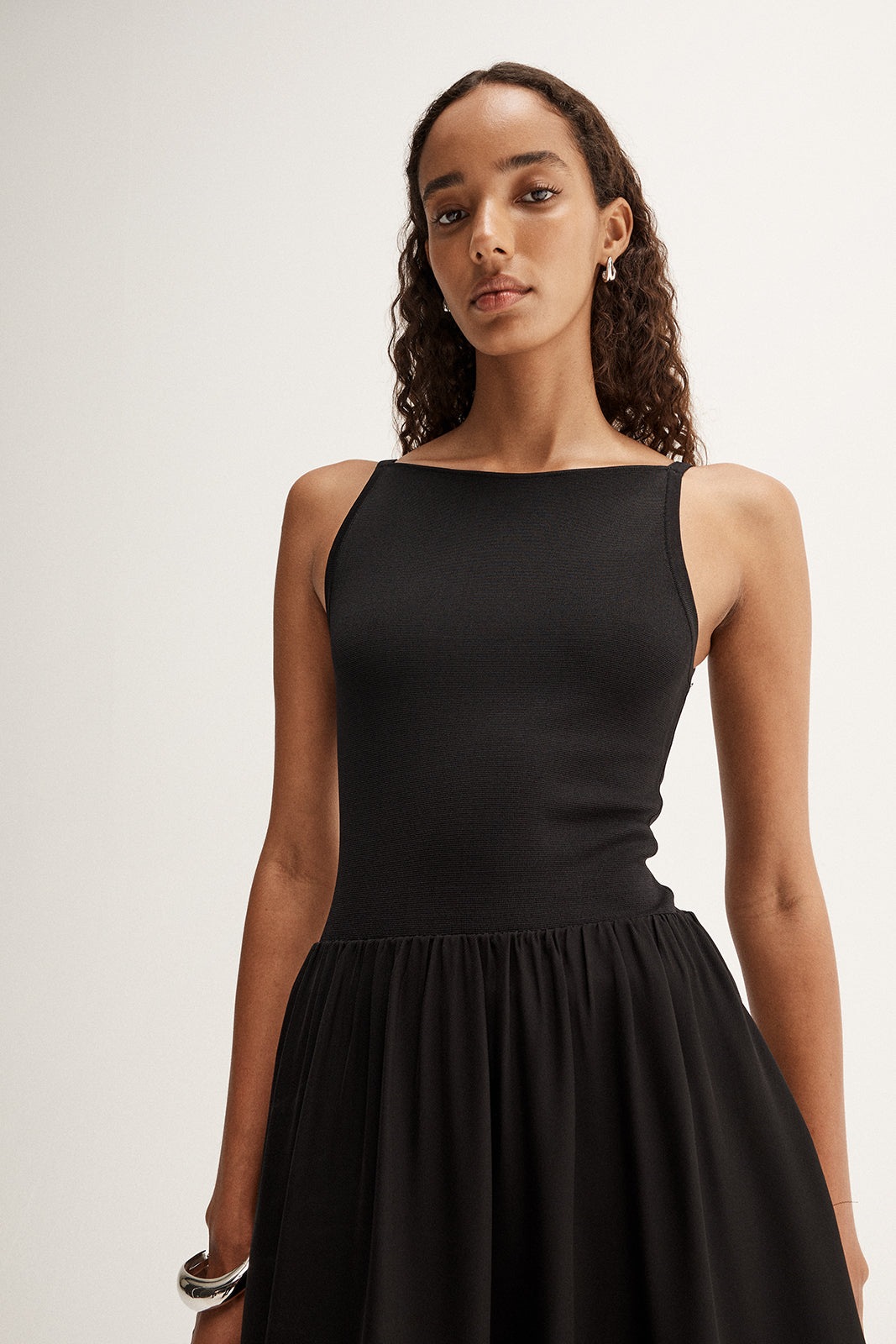 Dana Black Knit Top Maxi Dress | Elka Collective Dana Black Knit Top Maxi Dress | Elka Collective