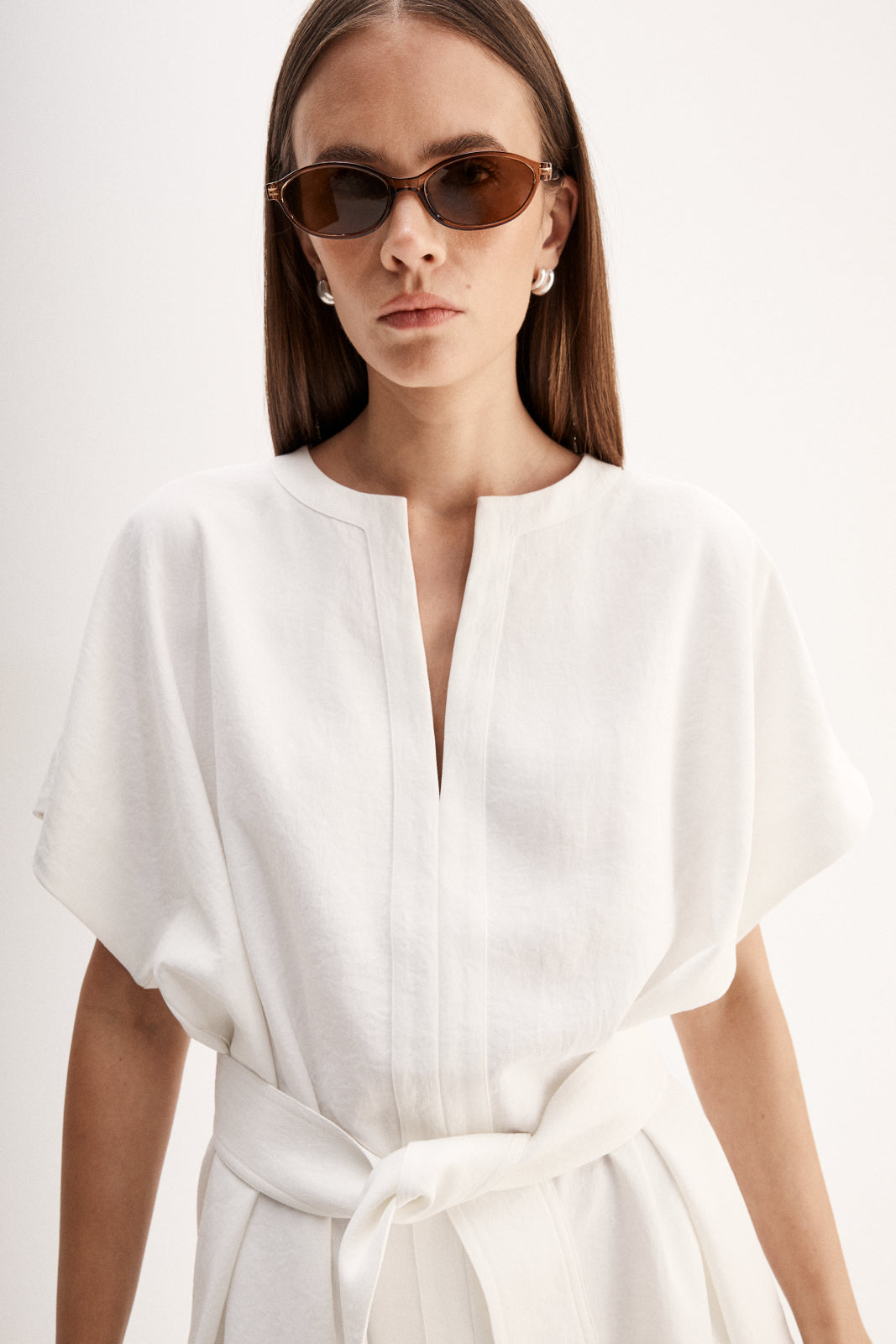 Kenji Mini Dress White