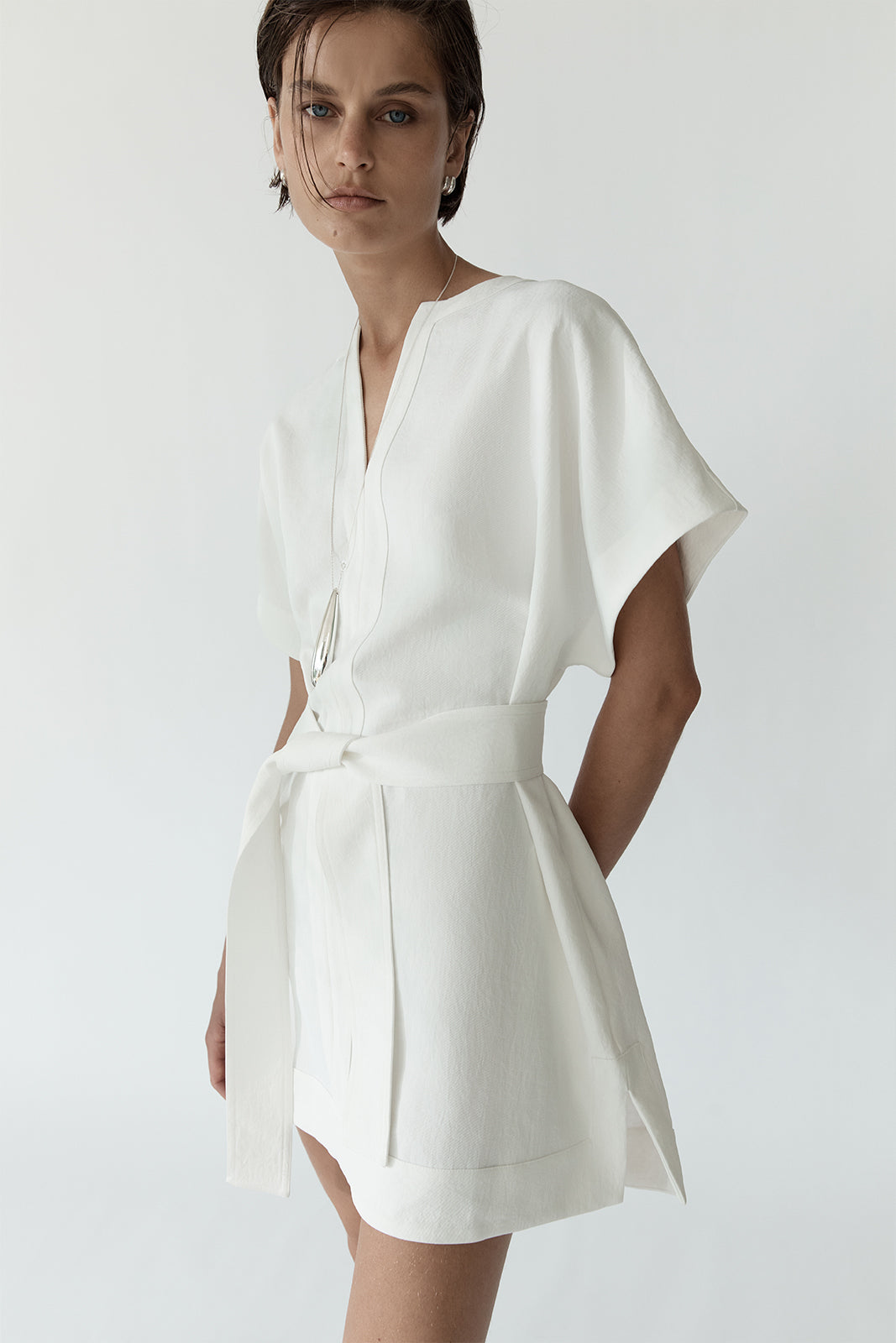 Kenji Mini Dress White