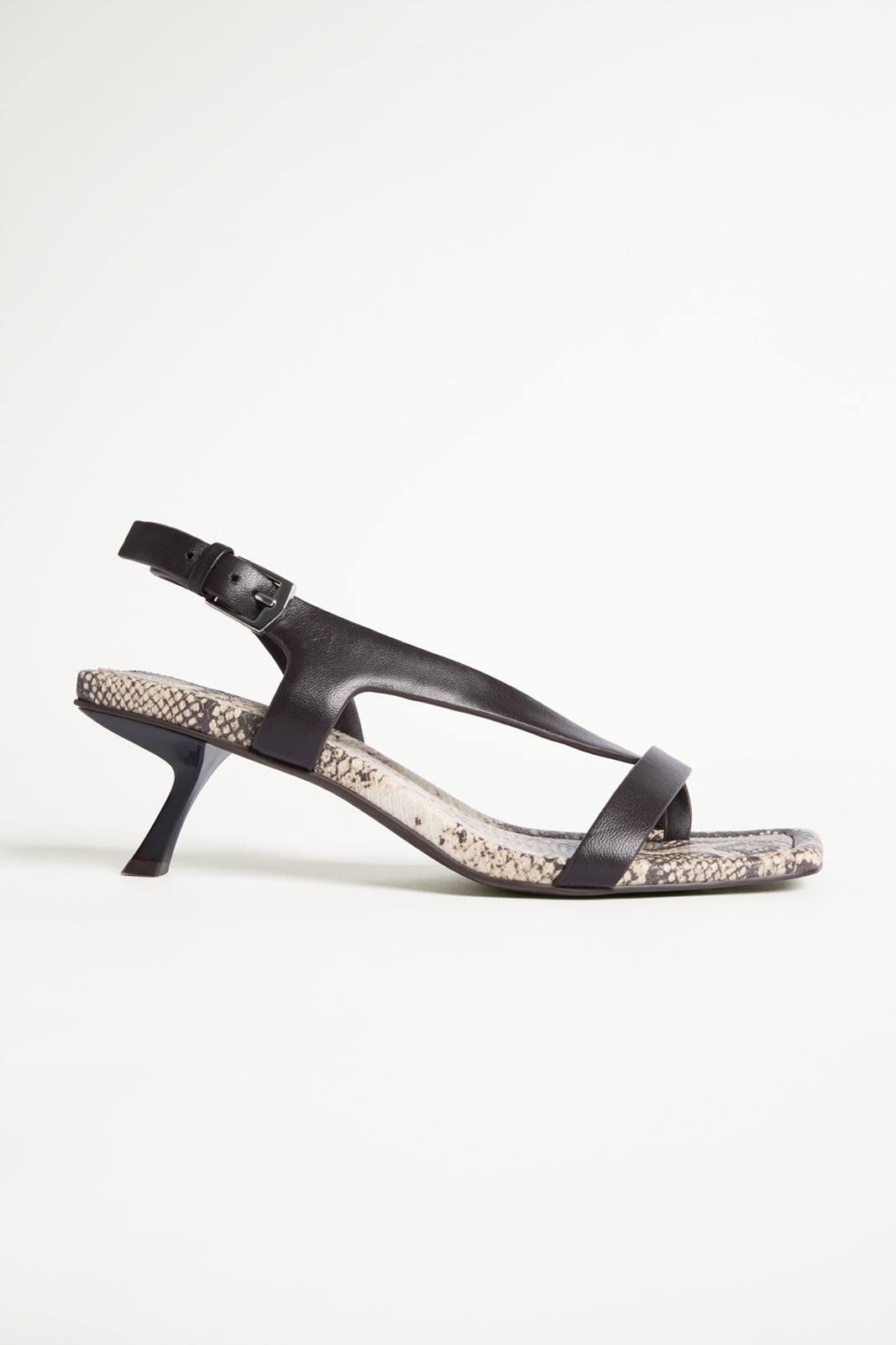 Lucca Heel Snake Print
