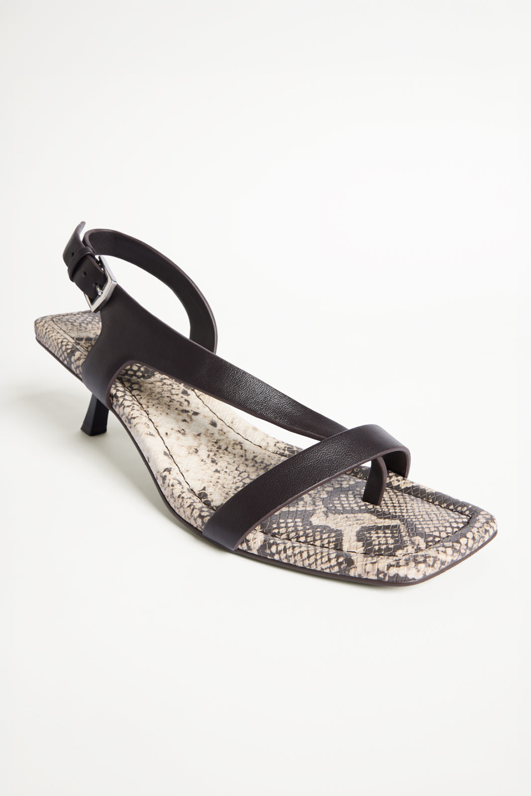 Lucca Heel Snake Print