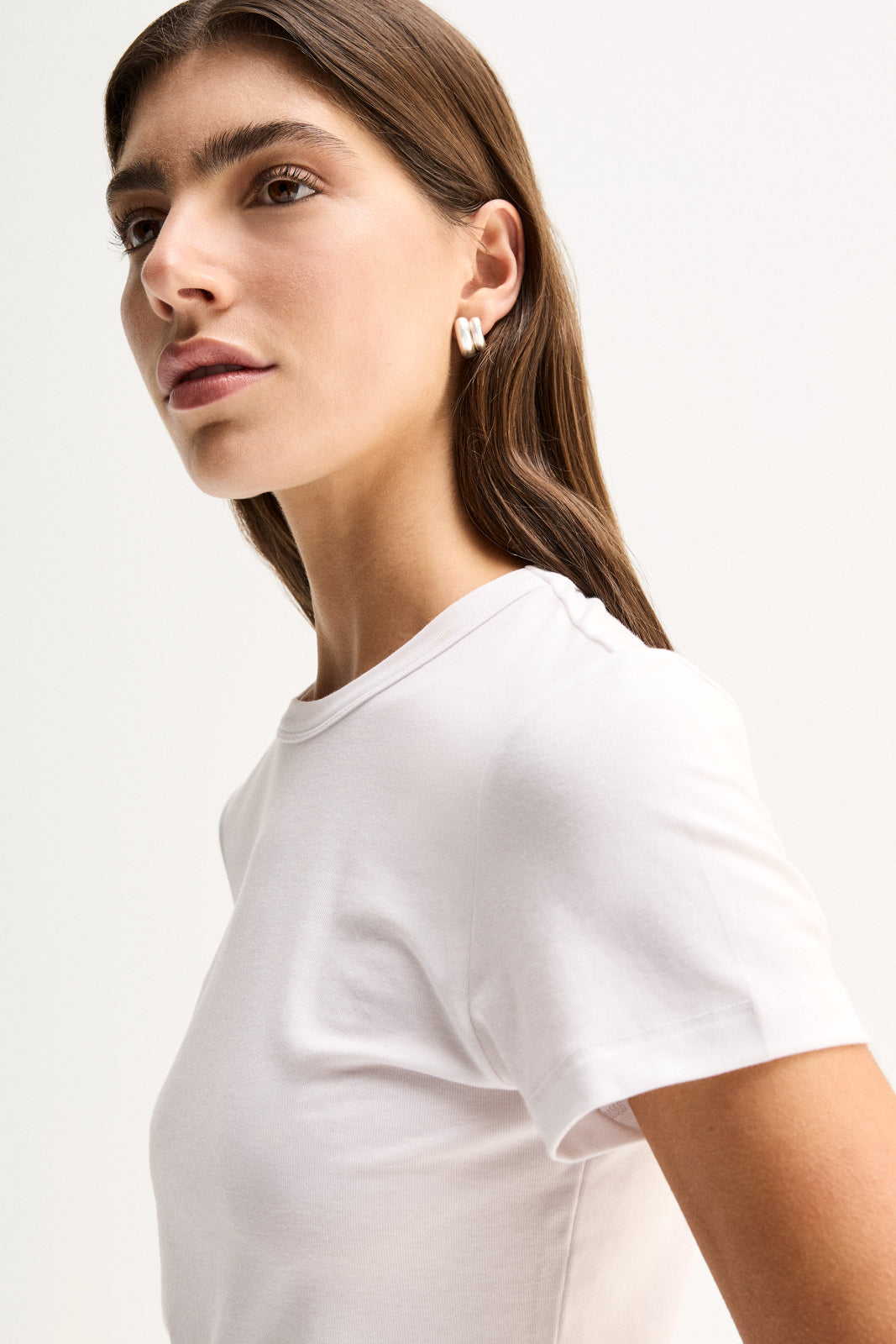 Bonnie Fitted Tee White