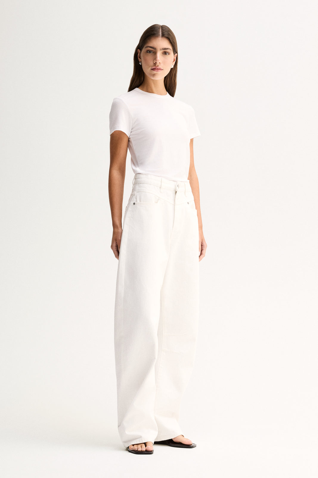Bonnie Fitted Tee White