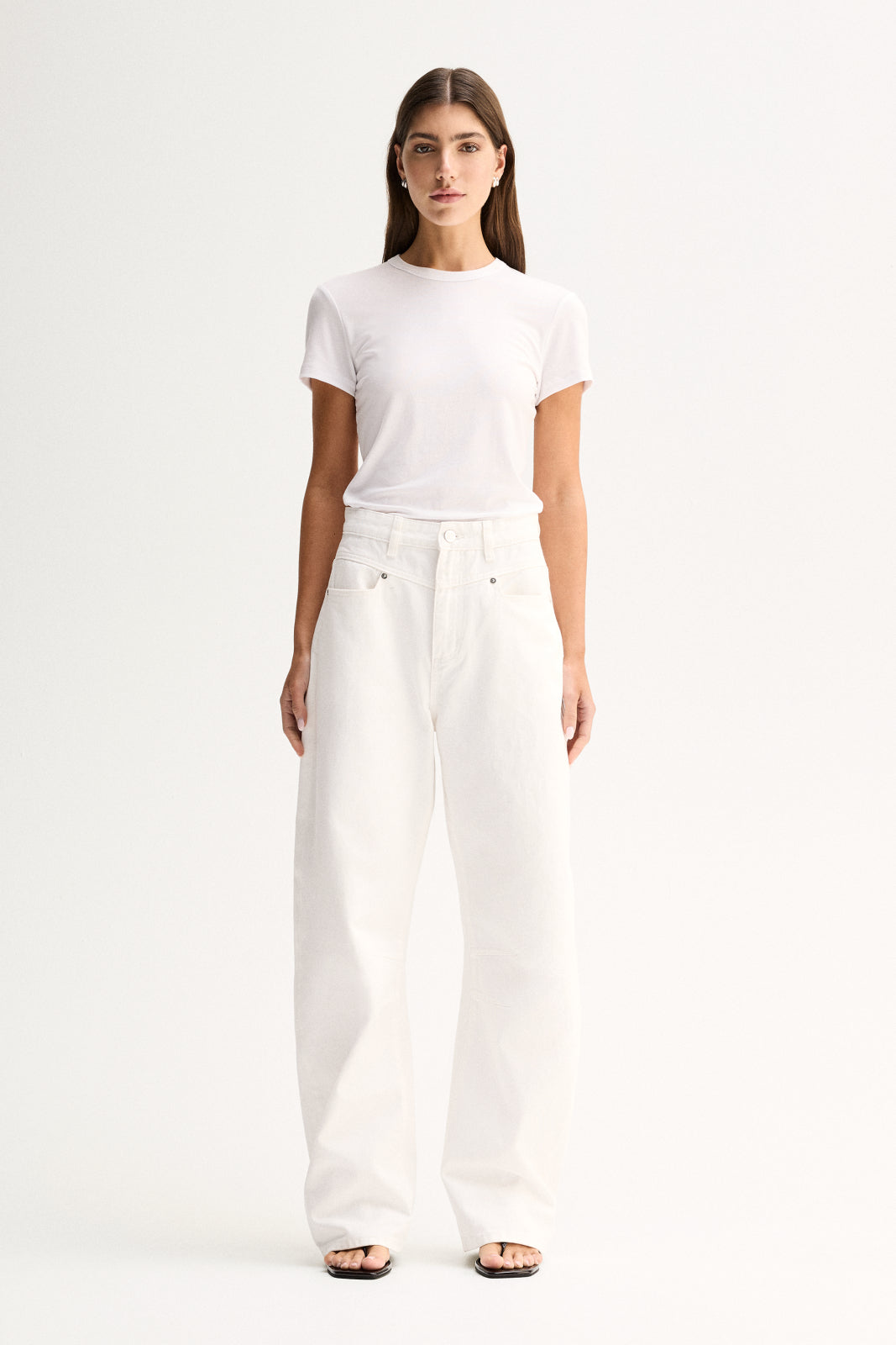 Bonnie Fitted Tee White