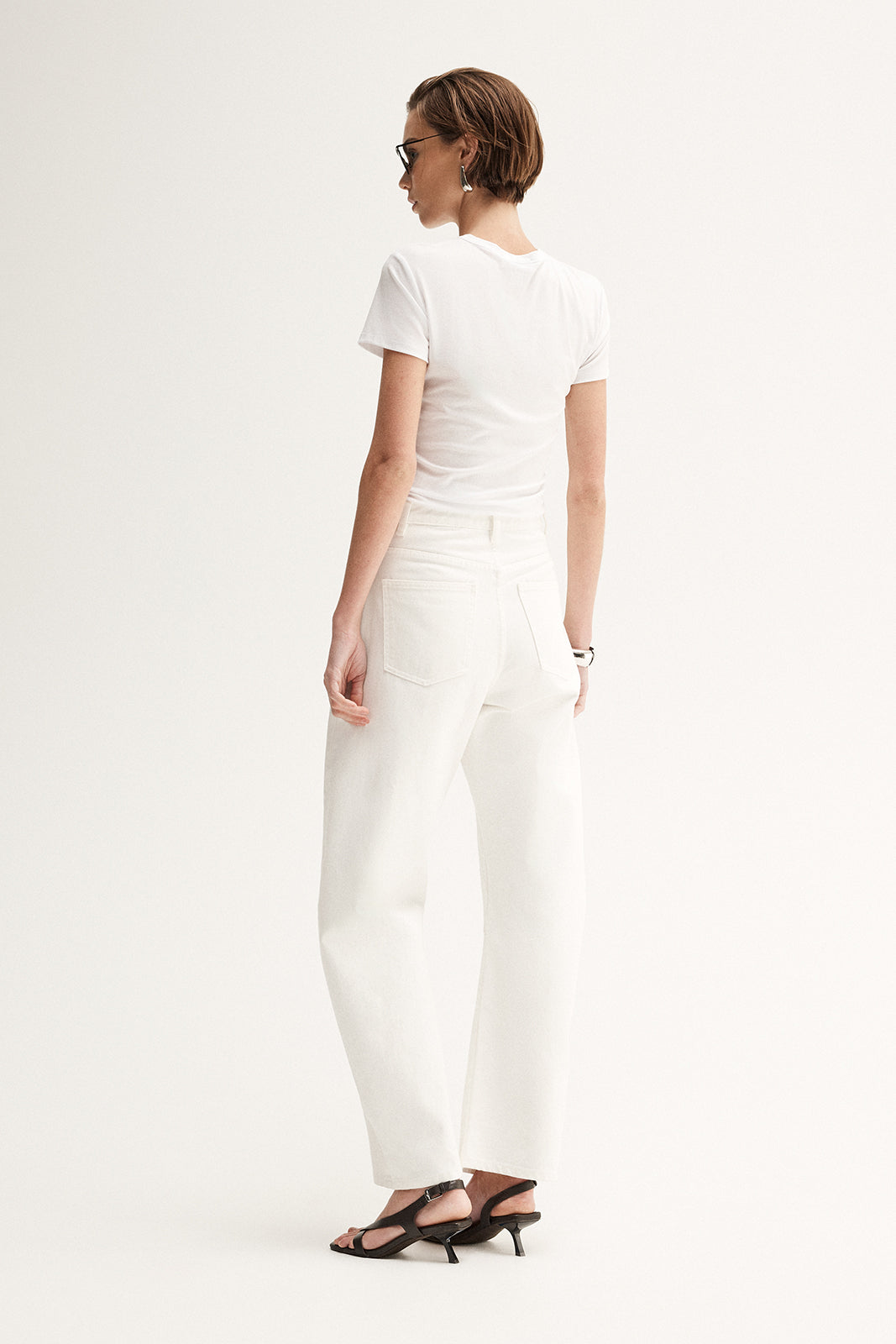Bonnie Fitted Tee White